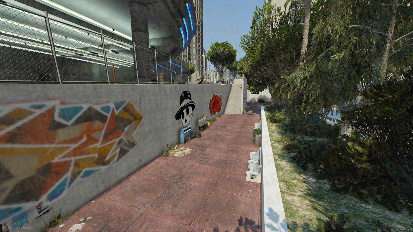 Urban Legion Square FiveM MLO — GTA RP Interior — ESX QB QBOX — RPBazzar