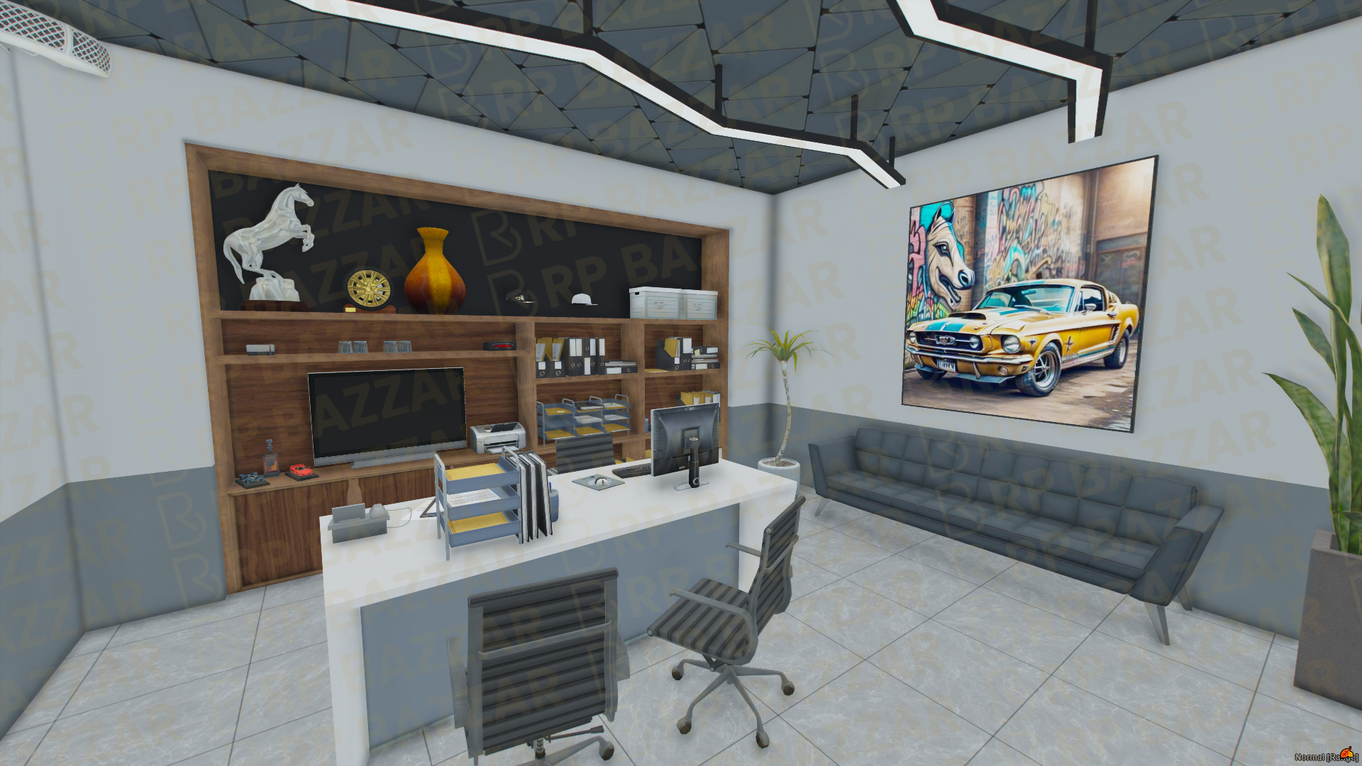 Modern Vehicle Shop FiveM MLO — GTA RP Interior — ESX QB QBOX — RPBazzar