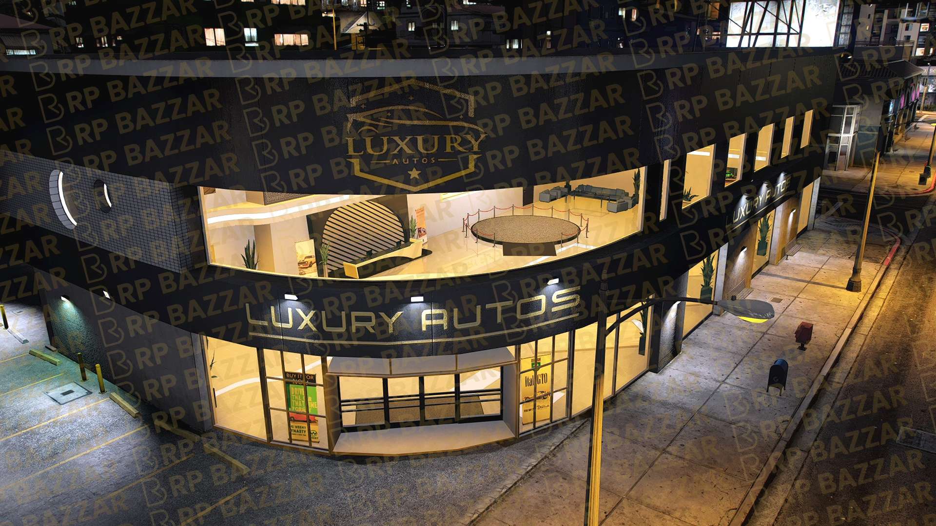 Urban Vehicle Shop FiveM MLO — GTA RP Interior — ESX QB QBOX — RPBazzar