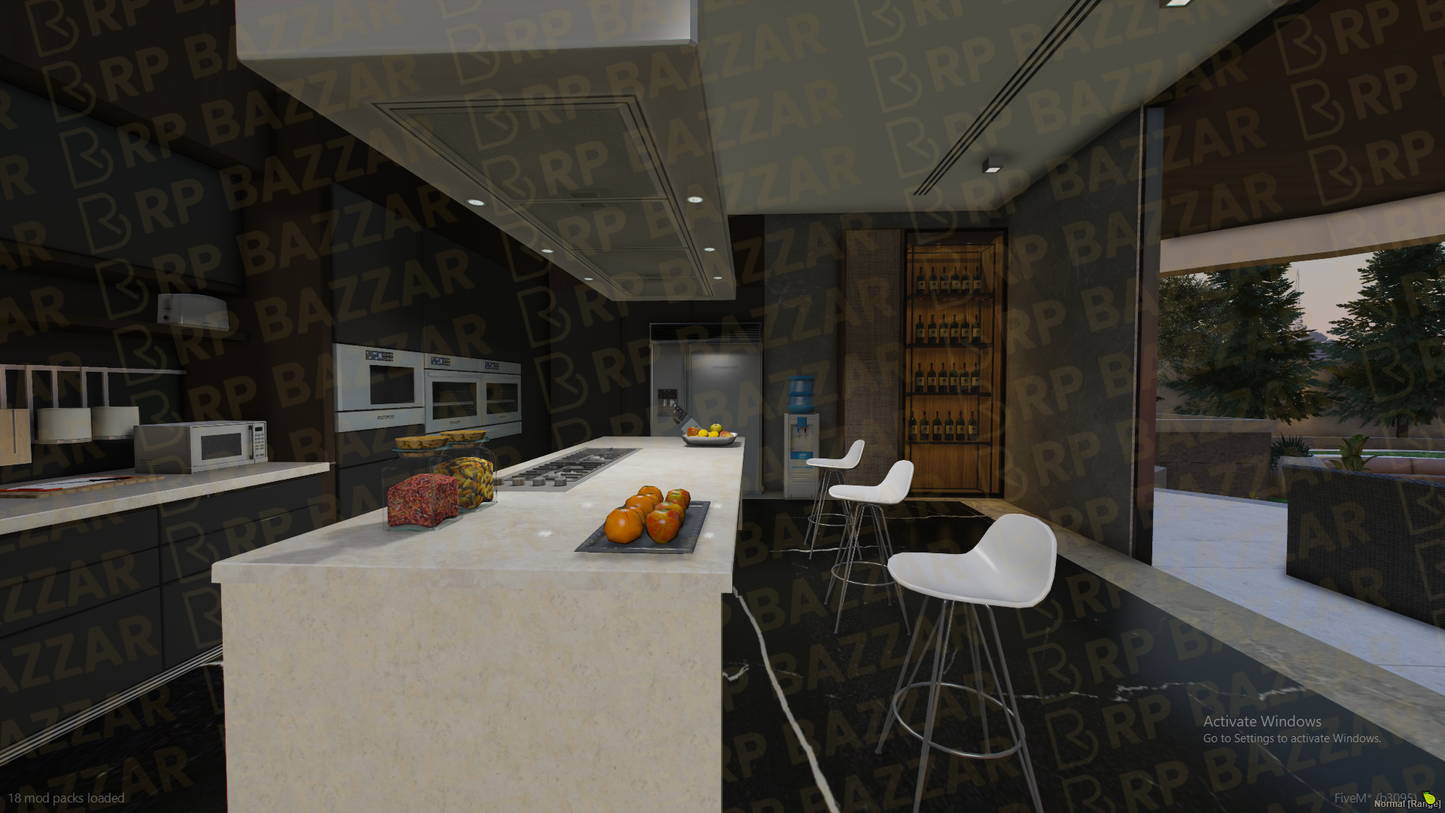 Midnight Mansion FiveM MLO — GTA RP Interior — ESX QB QBOX — RPBazzar
