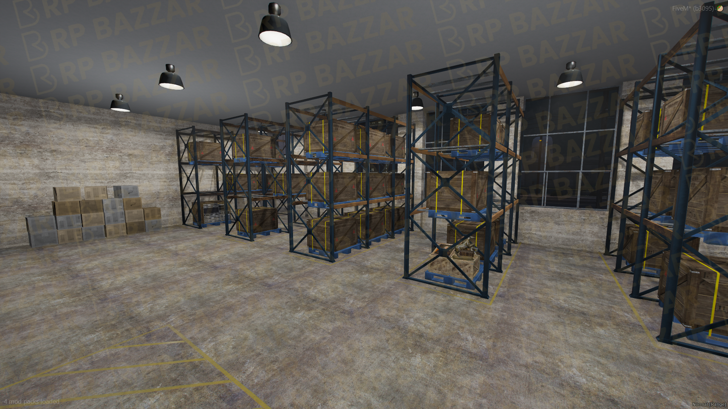 Hidden Storage Room & Warehouse FiveM MLO — GTA RP Interior — ESX QB QBOX — RPBazzar