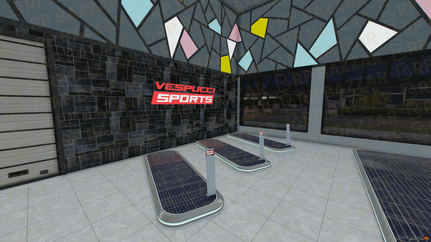 Modern Vehicle Shop FiveM MLO — GTA RP Interior — ESX QB QBOX — RPBazzar