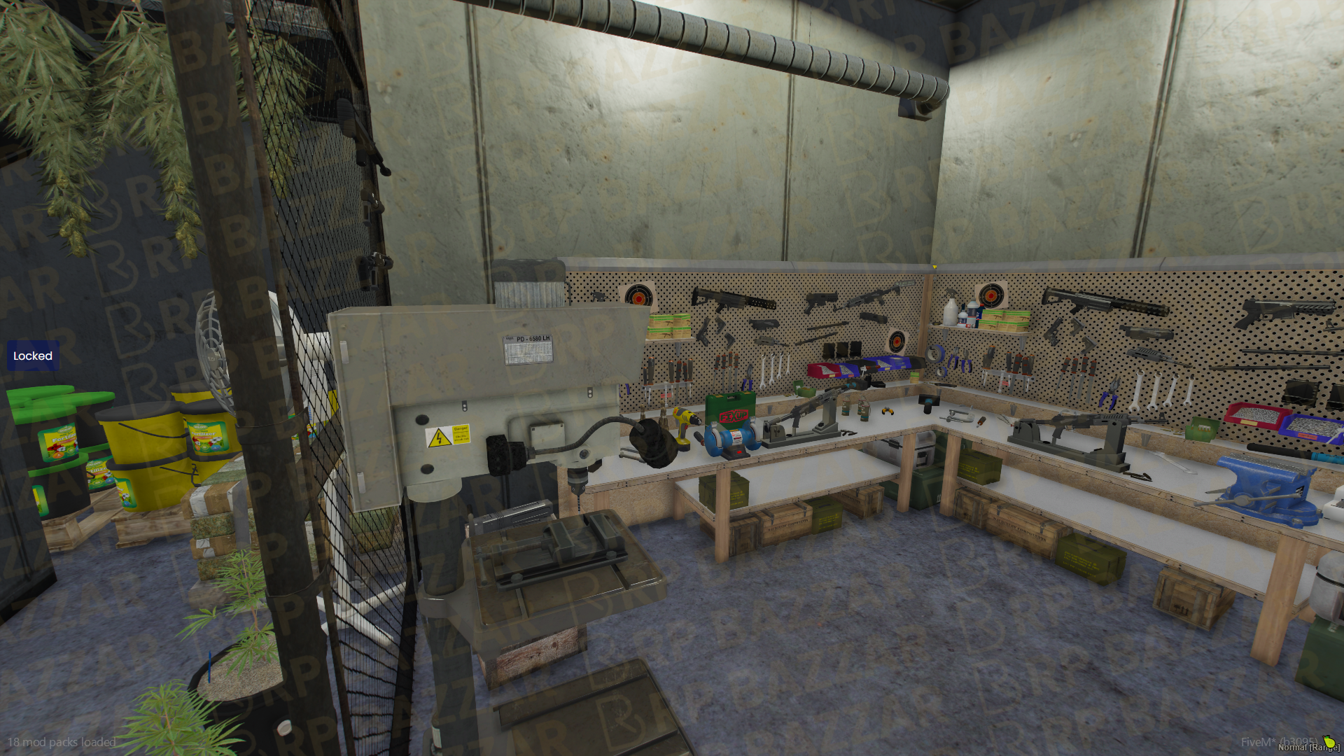 Corridor Drug Lab FiveM MLO — GTA RP Interior — ESX QB QBOX — RPBazzar