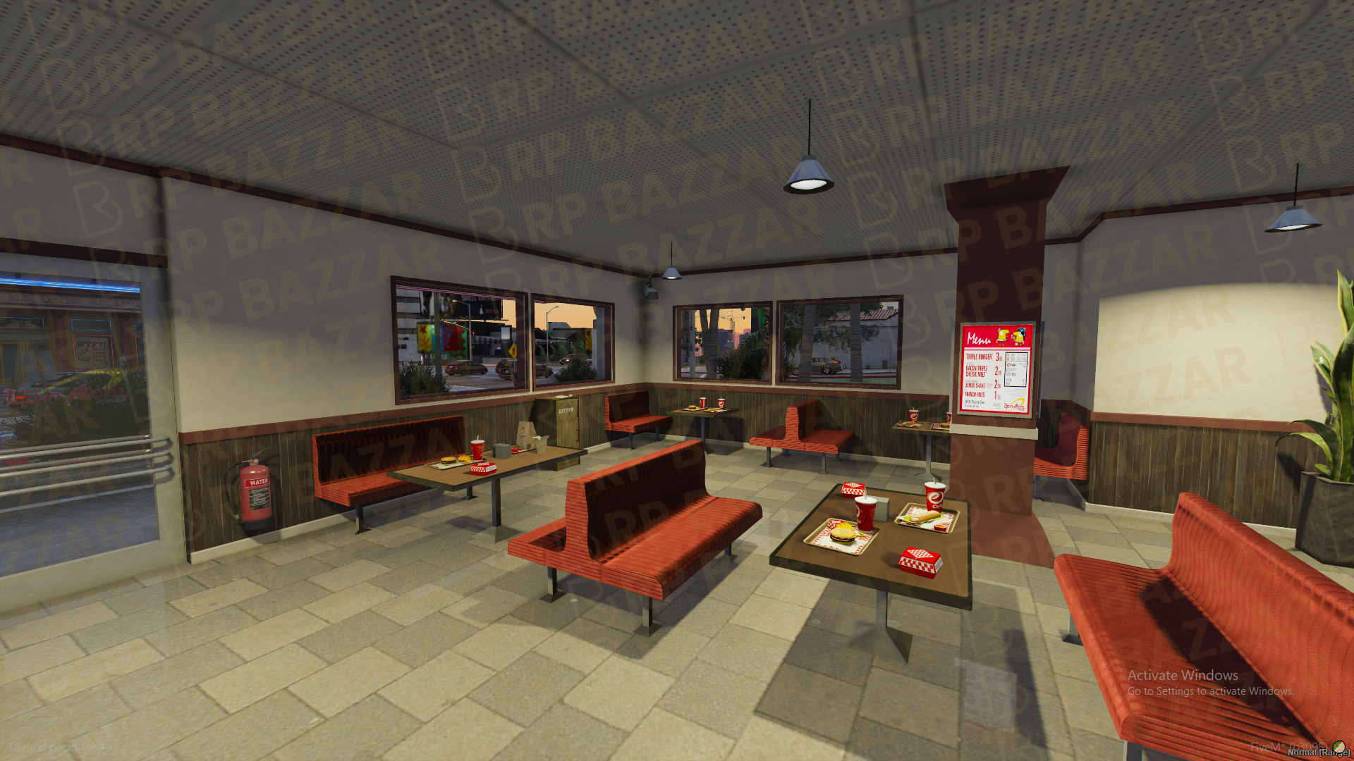 Premium Steakhouse FiveM MLO — GTA RP Interior — ESX QB QBOX — RPBazzar