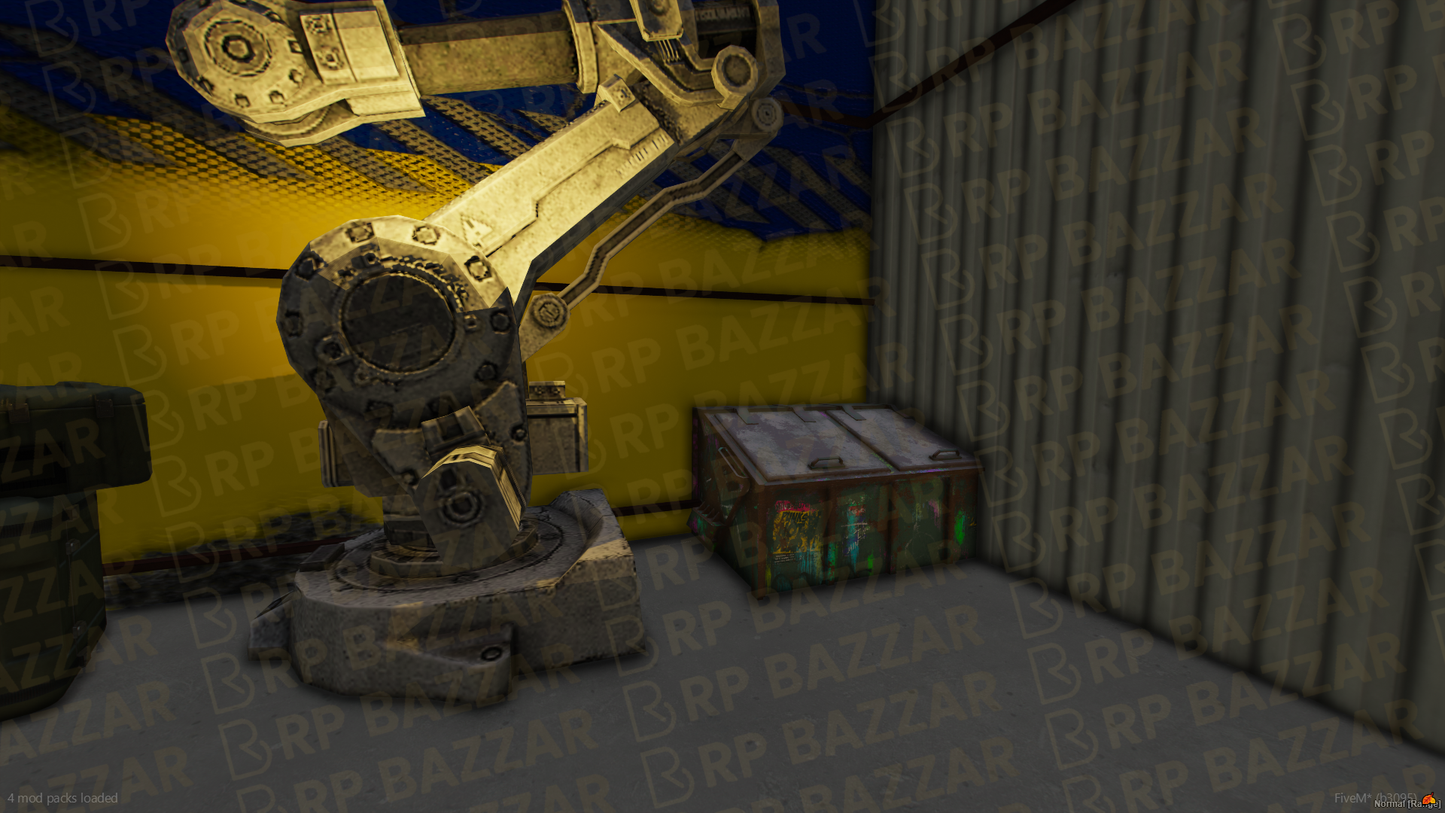Modern Storage Room & Warehouse FiveM MLO — GTA RP Interior — ESX QB QBOX — RPBazzar