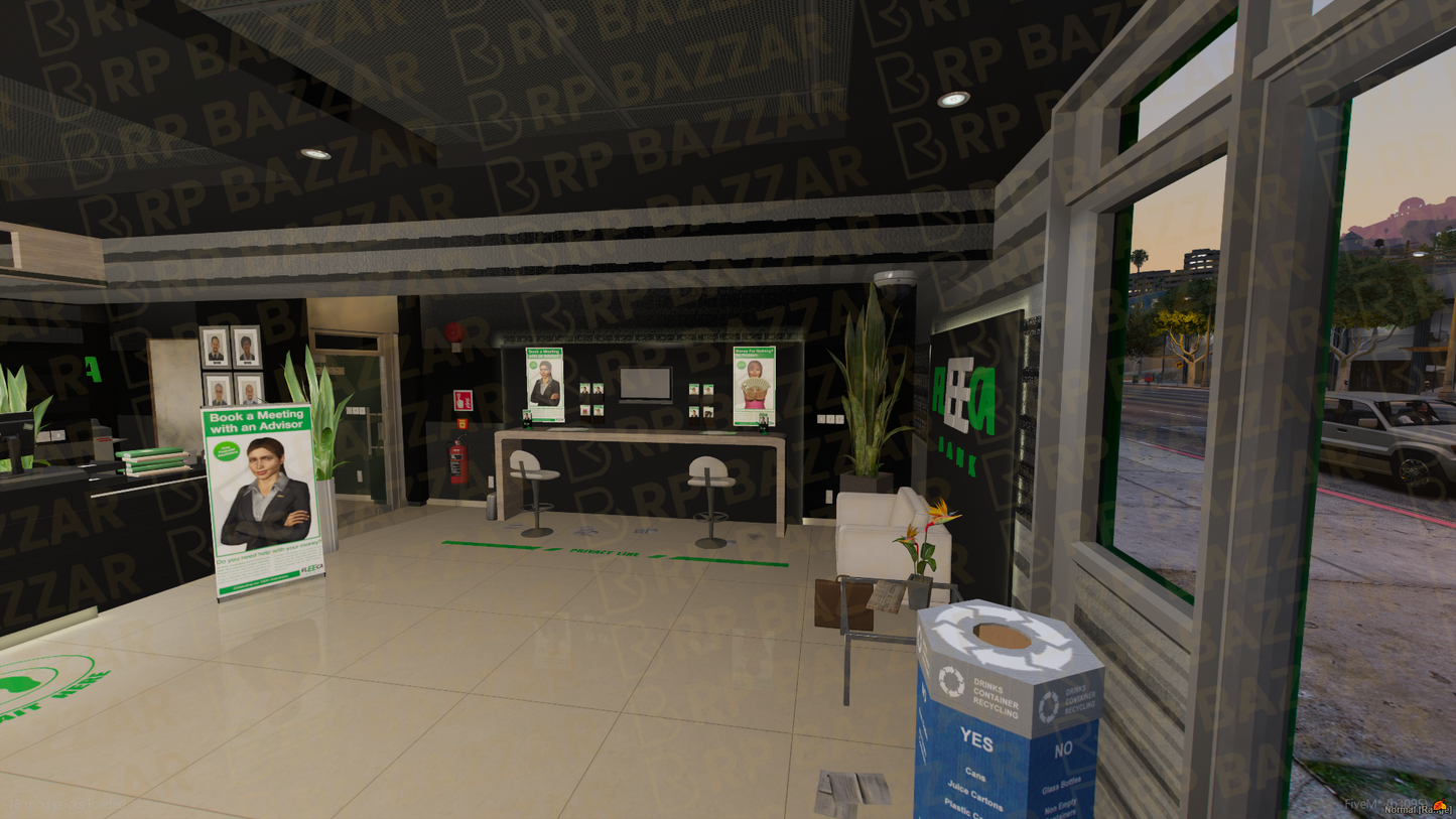 Federal Bank FiveM MLO — GTA RP Interior — ESX QB QBOX — RPBazzar
