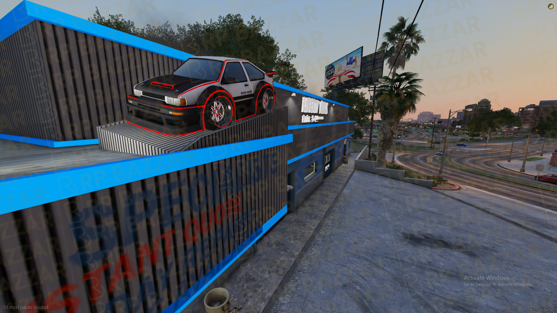 Race Mechanic Shop FiveM MLO — GTA RP Interior — ESX QB QBOX — RPBazzar