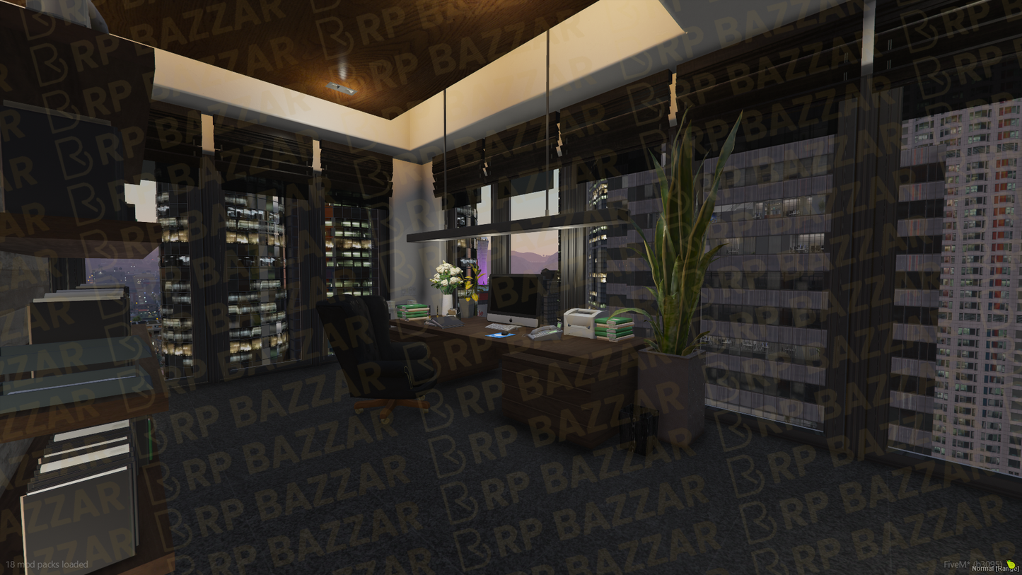 Opulent Penthouse FiveM MLO — GTA RP Interior — ESX QB QBOX — RPBazzar