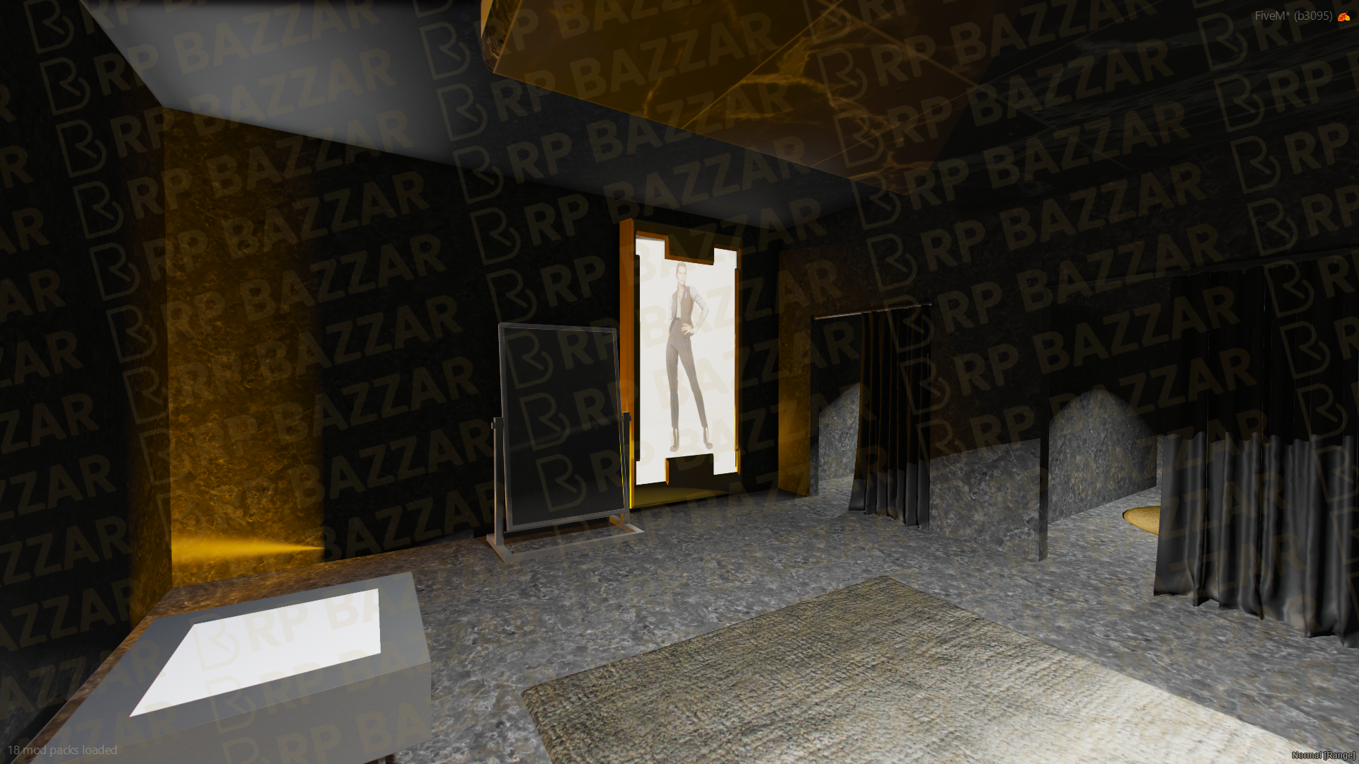 Stylish Clothing Store FiveM MLO — GTA RP Interior — ESX QB QBOX — RPBazzar