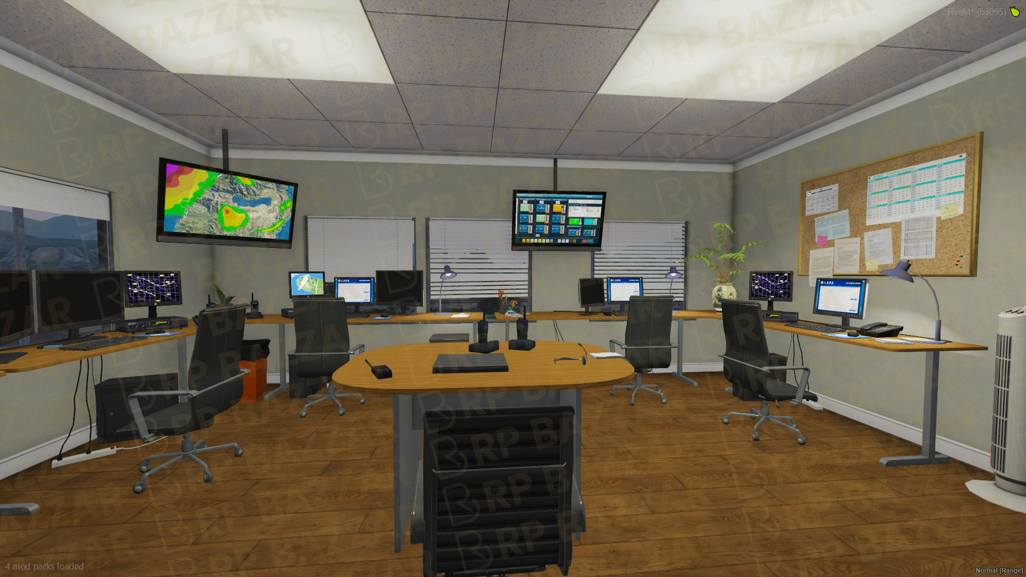 Metro Police Station FiveM MLO — GTA RP Interior — ESX QB QBOX — RPBazzar
