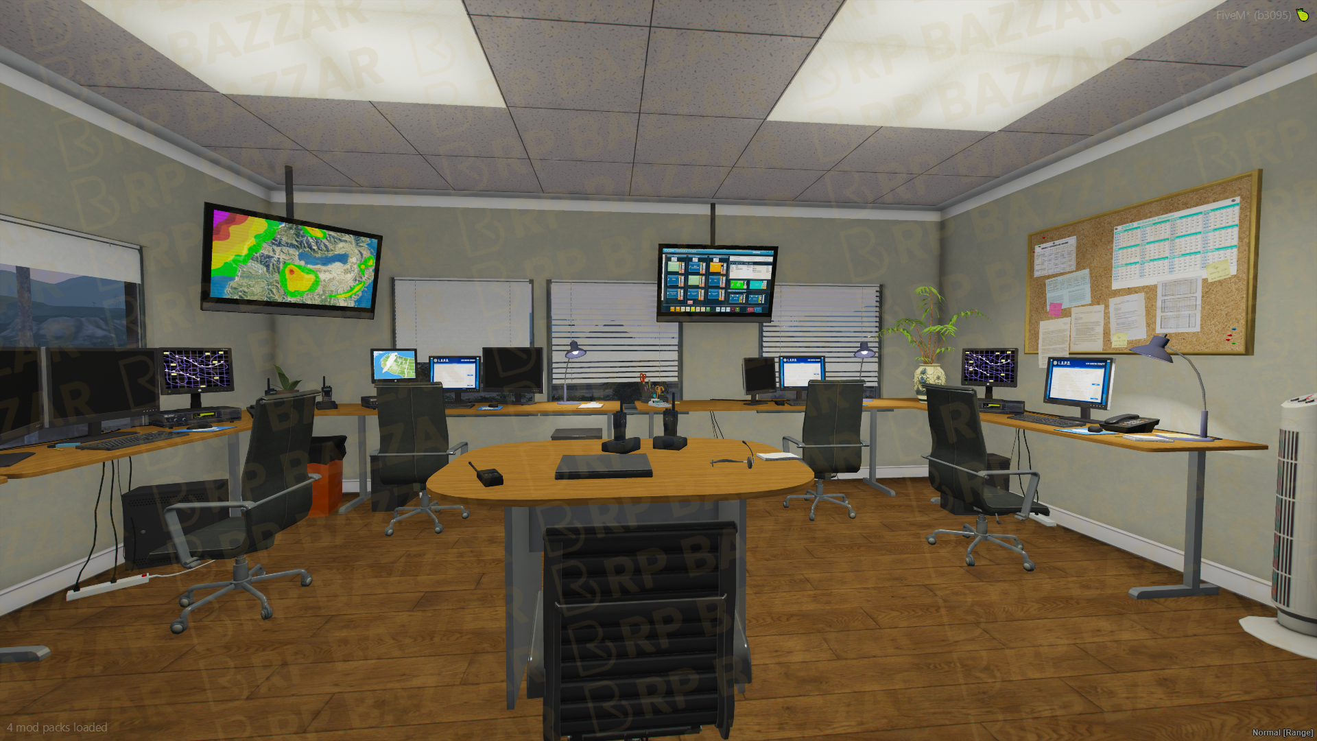 Metro Police Station FiveM MLO — GTA RP Interior — ESX QB QBOX — RPBazzar