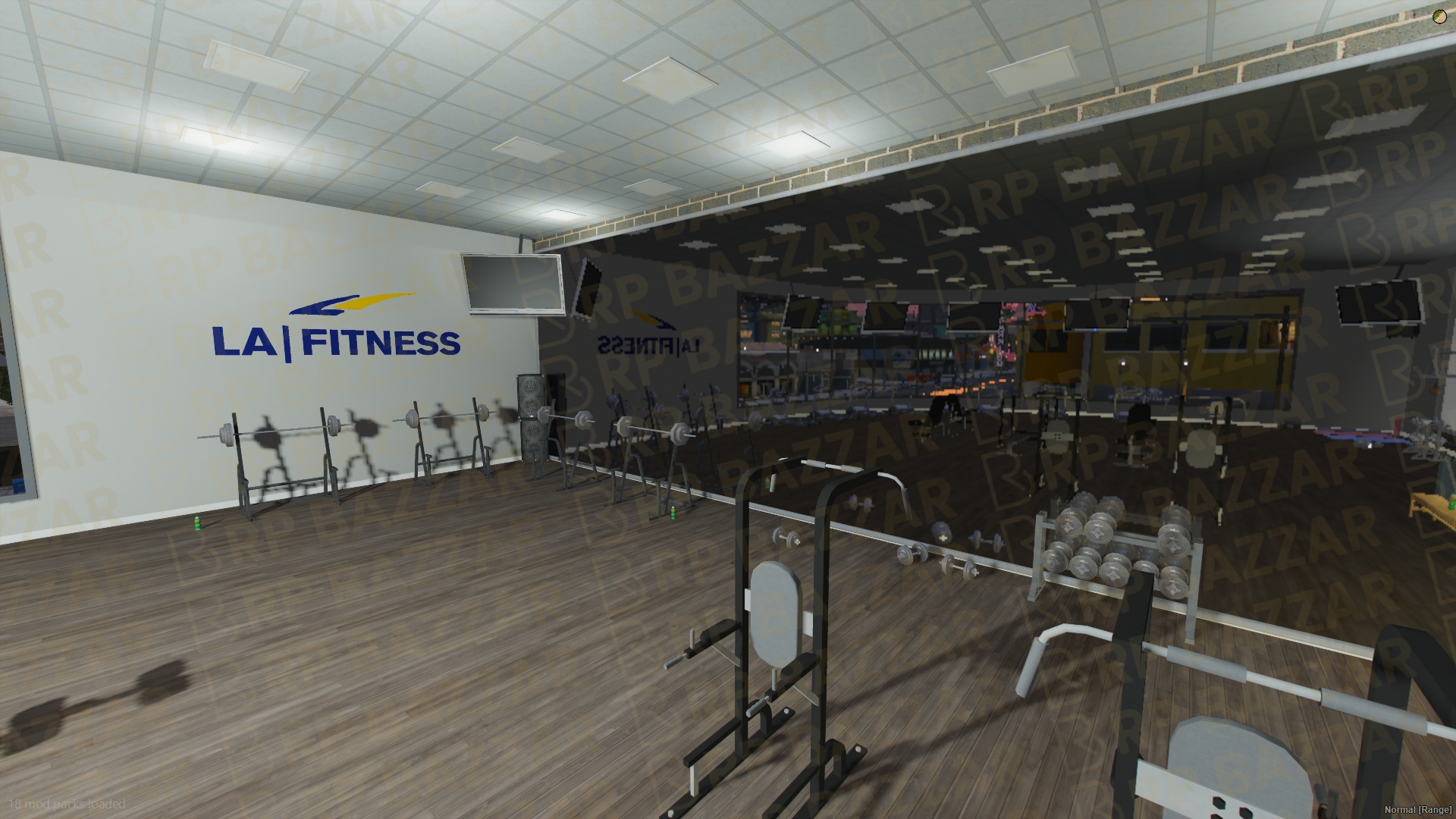 Elite Gyms & Fitness FiveM MLO — GTA RP Interior — ESX QB QBOX — RPBazzar