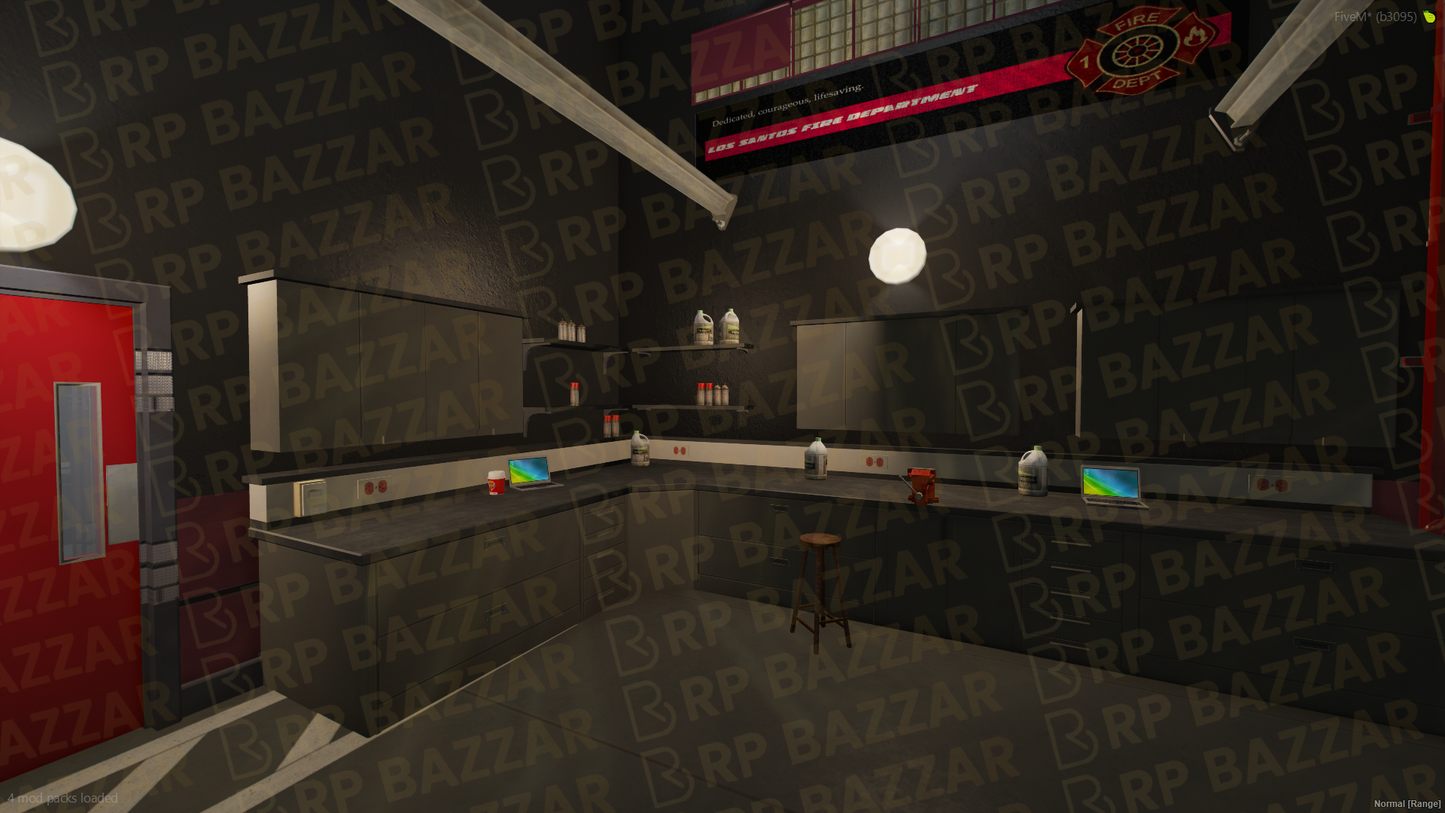 Brave Fire Department FiveM MLO — GTA RP Interior — ESX QB QBOX — RPBazzar