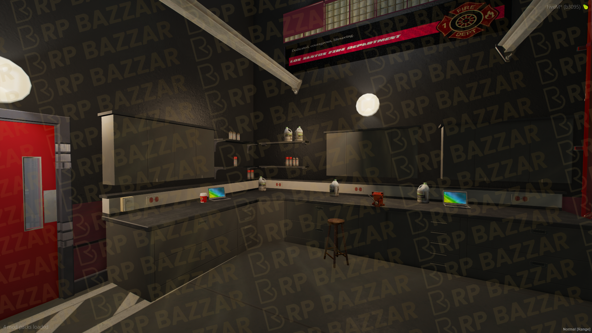 Brave Fire Department FiveM MLO — GTA RP Interior — ESX QB QBOX — RPBazzar