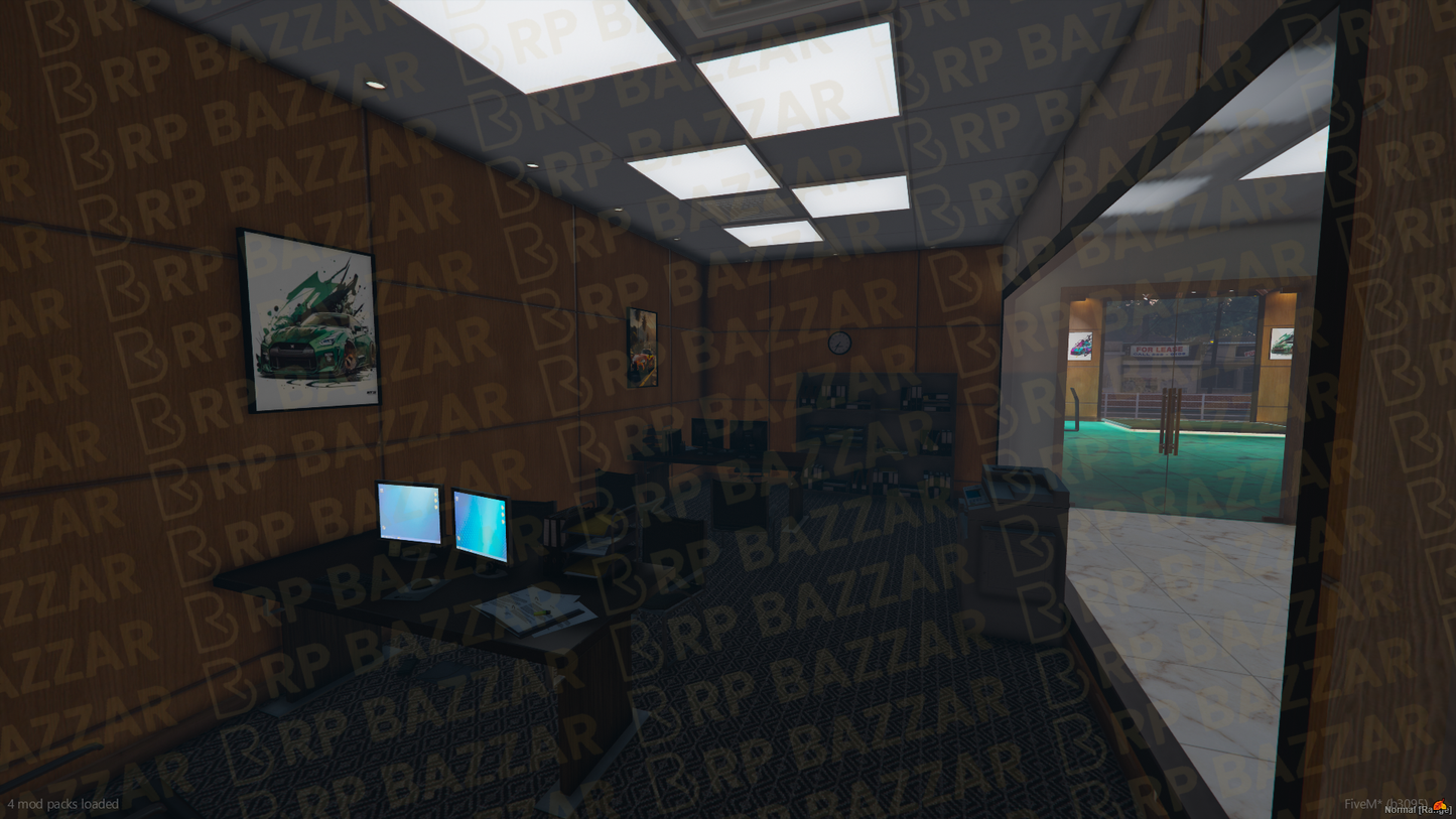 Rugged Vehicle Shop FiveM MLO — GTA RP Interior — ESX QB QBOX — RPBazzar