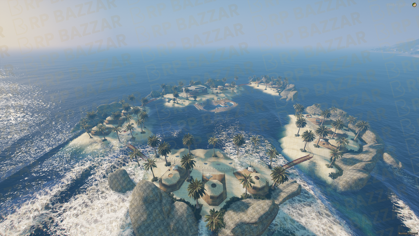 Remote Island FiveM MLO — GTA RP Interior — ESX QB QBOX — RPBazzar