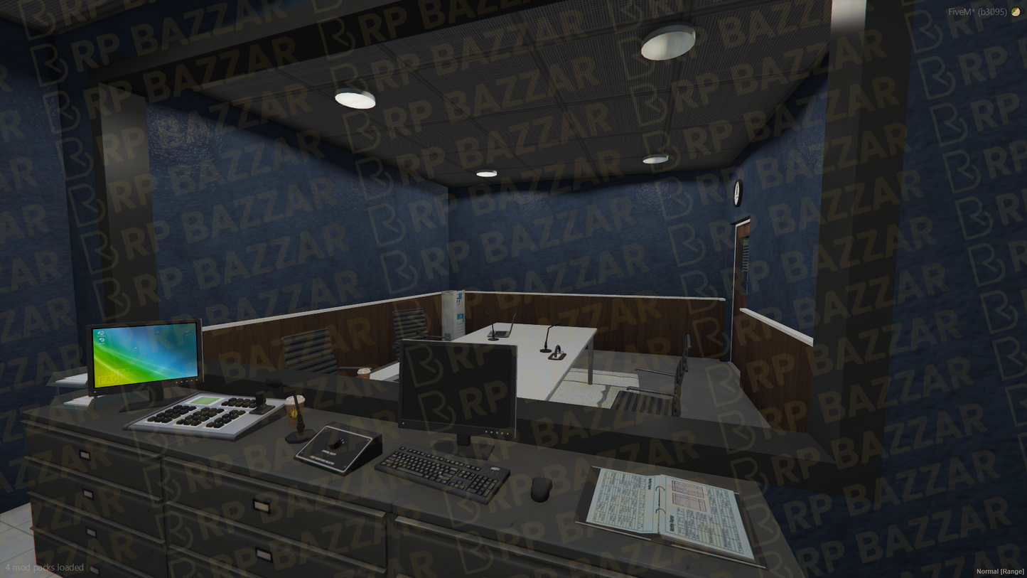 Urban Police Station FiveM MLO — GTA RP Interior — ESX QB QBOX — RPBazzar
