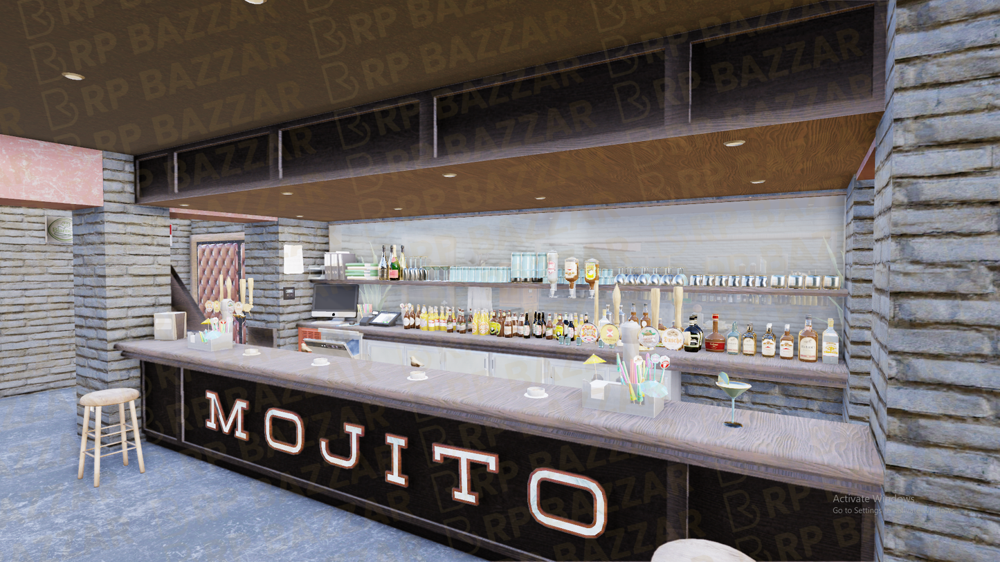 Lore-Friendly Burger Bar FiveM MLO — GTA RP Interior — ESX QB QBOX — RPBazzar