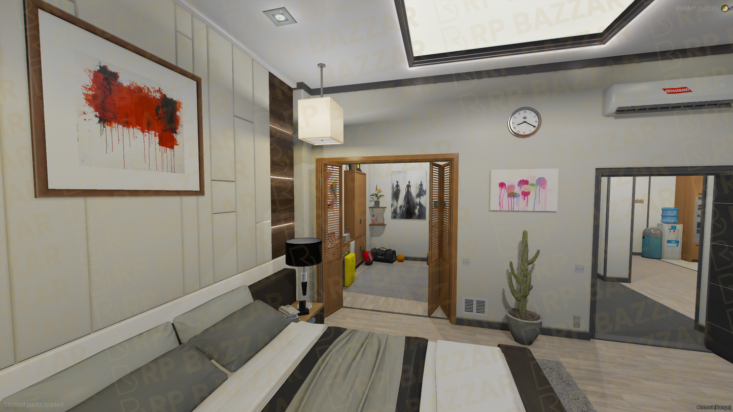 Stylish Apartment FiveM MLO — GTA RP Interior — ESX QB QBOX — RPBazzar