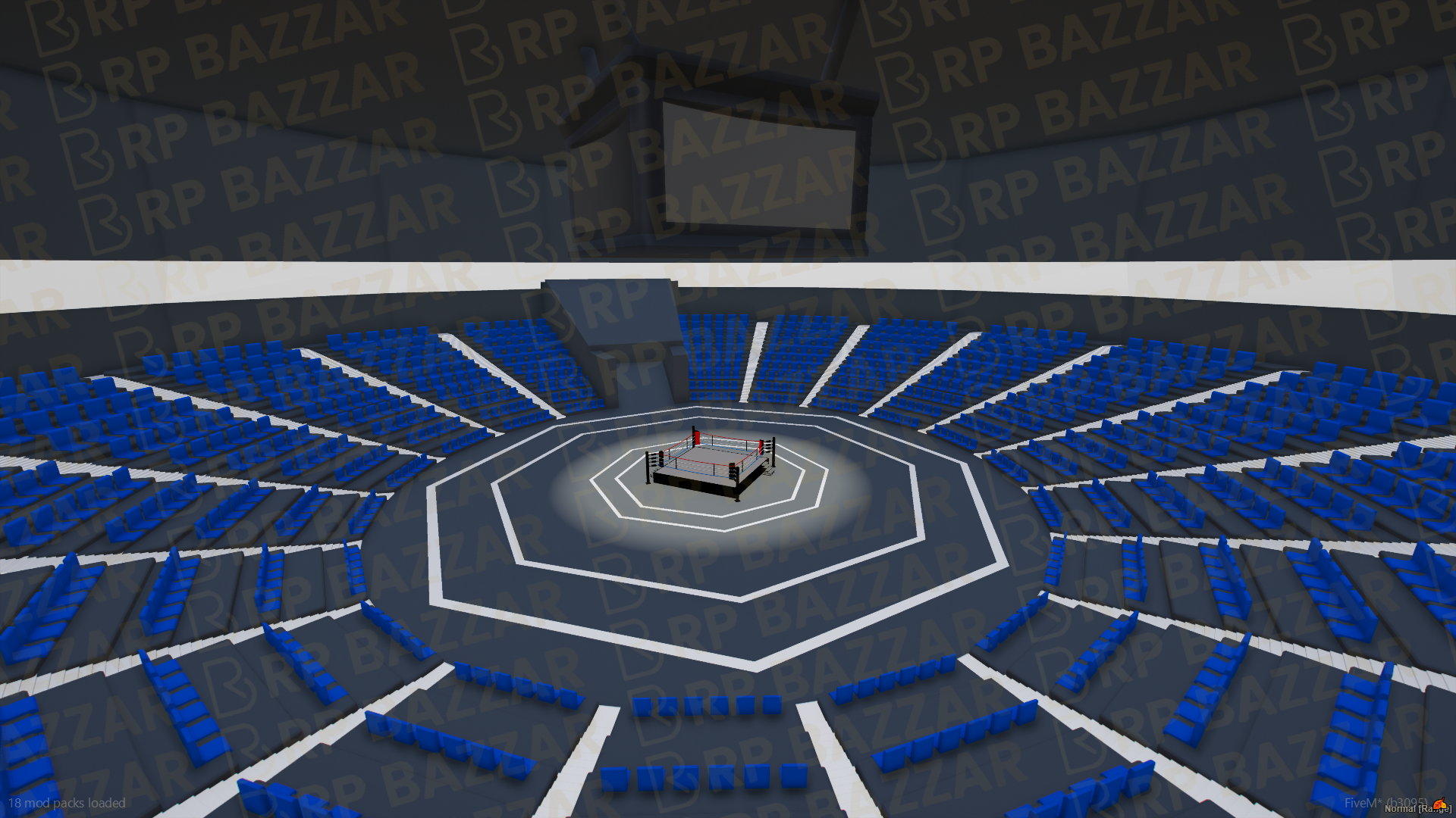 Brawl Boxing Ring FiveM MLO — GTA RP Interior — ESX QB QBOX — RPBazzar