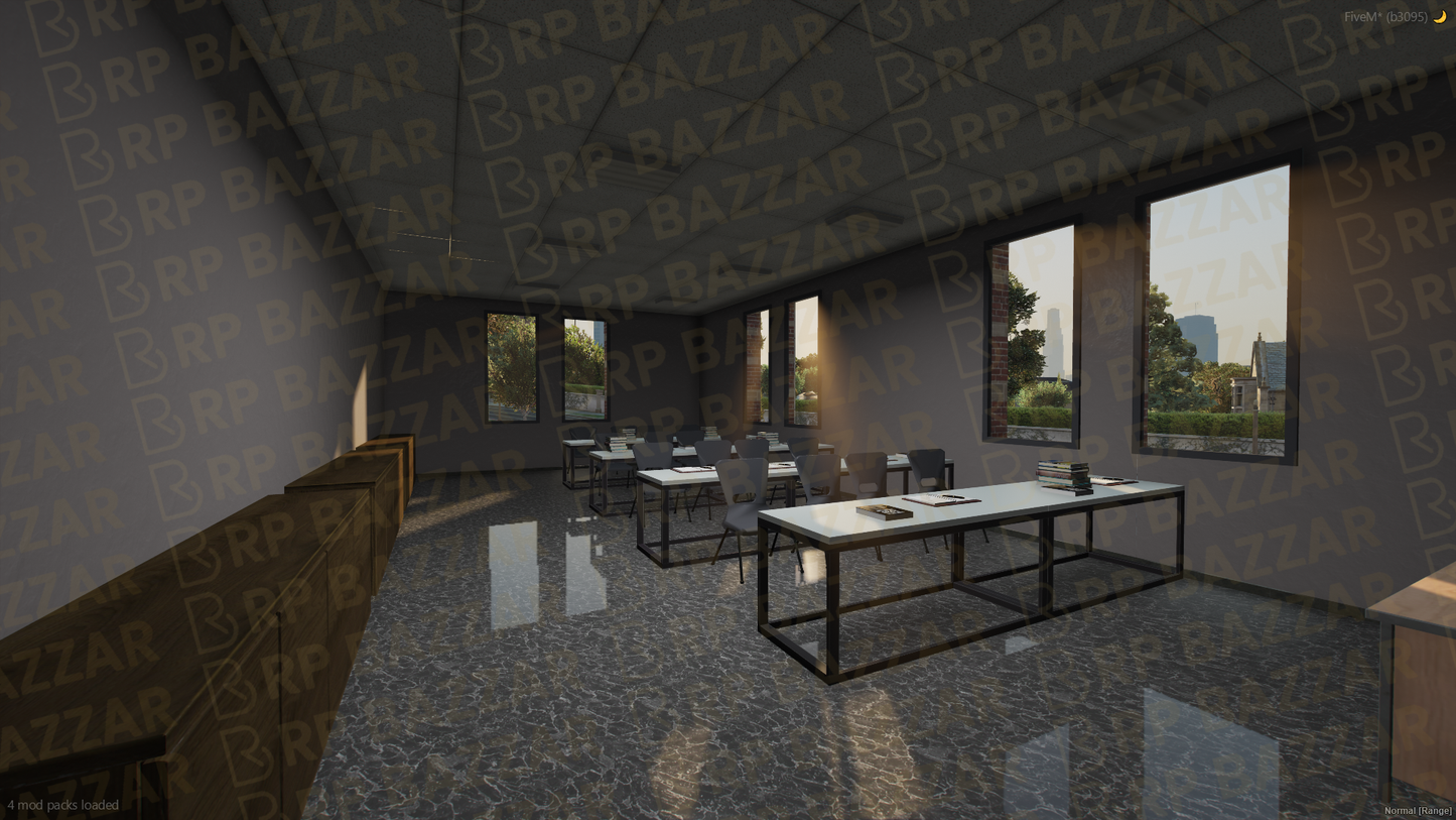 Classic School & University FiveM MLO — GTA RP Interior — ESX QB QBOX — RPBazzar