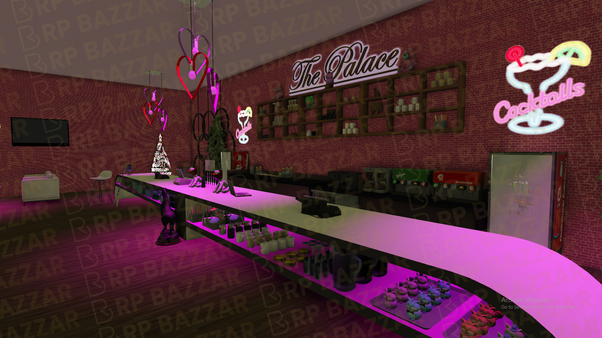 Immersive Food Market FiveM MLO — GTA RP Interior — ESX QB QBOX — RPBazzar