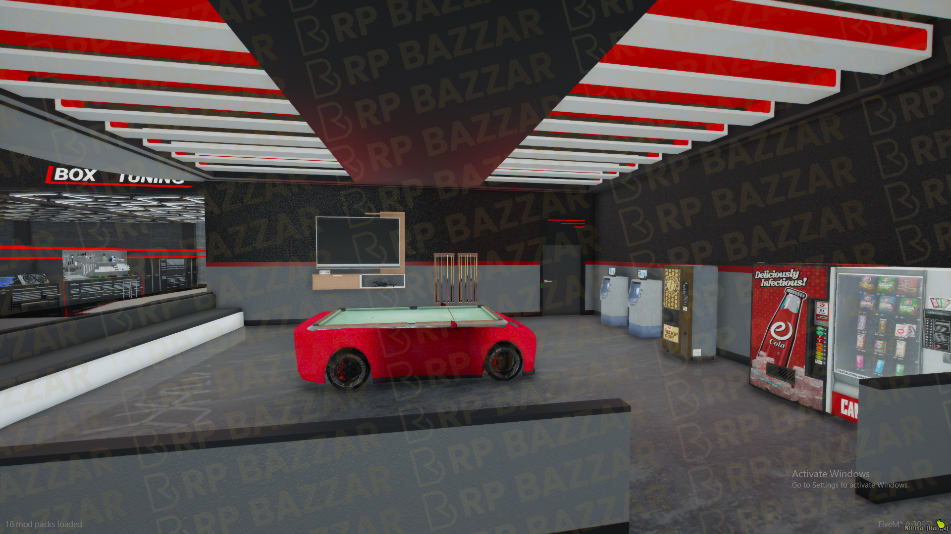 Premium Mechanic Shop FiveM MLO — GTA RP Interior — ESX QB QBOX — RPBazzar