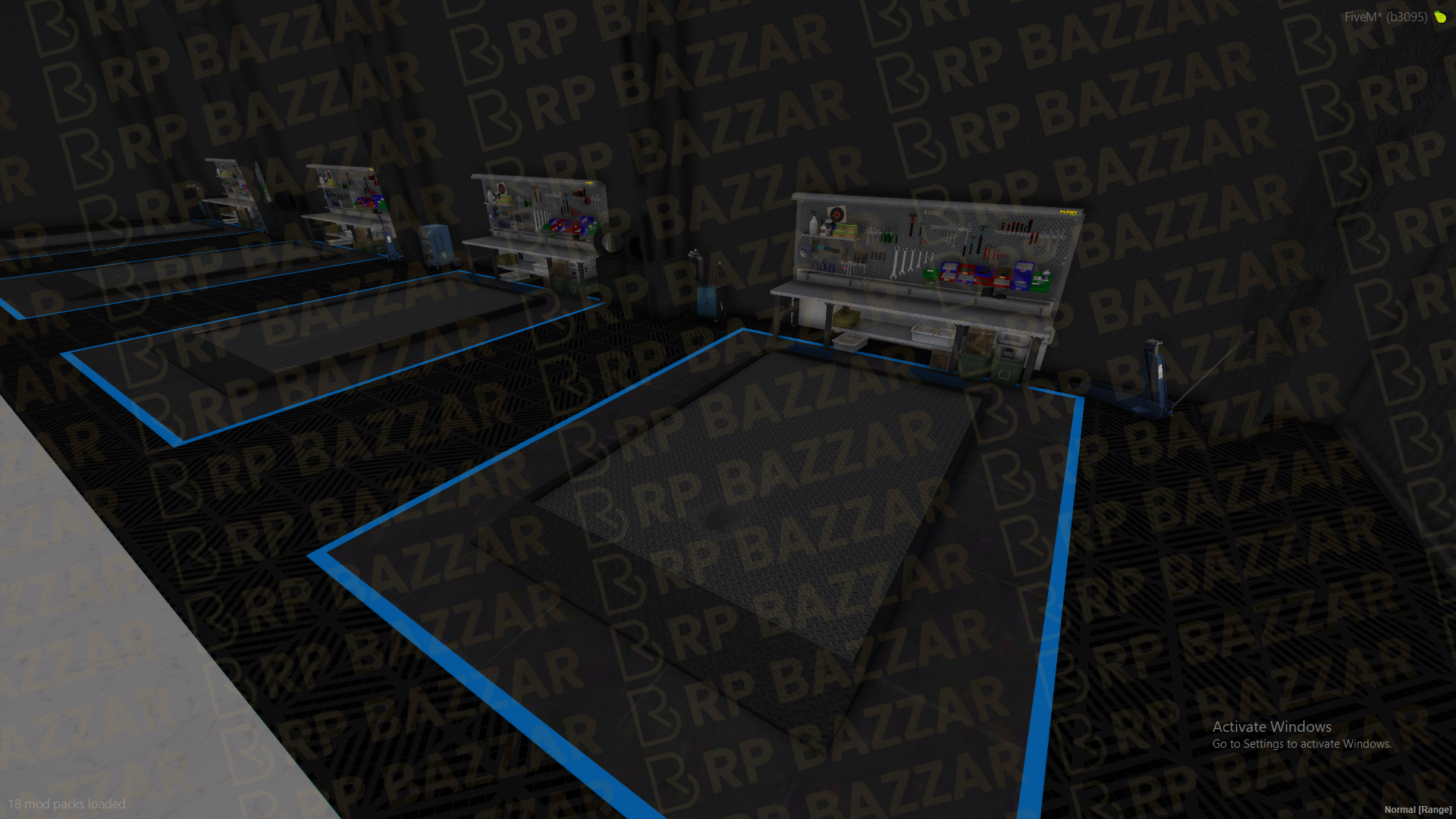 Rooftop Mechanic Shop FiveM MLO — GTA RP Interior — ESX QB QBOX — RPBazzar