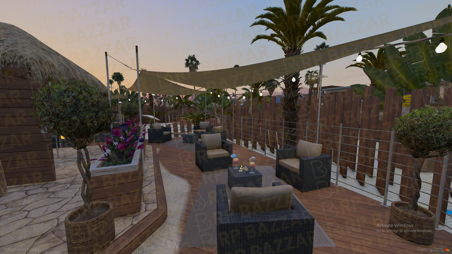 Breezy Beach Sided Area FiveM MLO — GTA RP Interior — ESX QB QBOX — RPBazzar