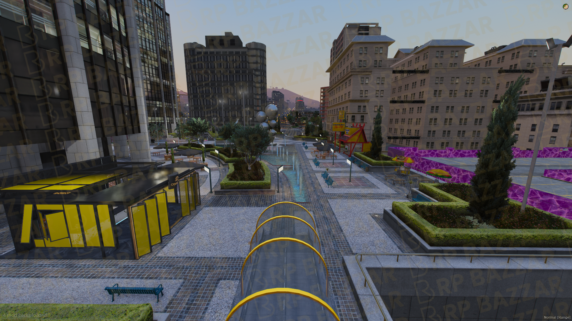 Downtown Legion Square FiveM MLO — GTA RP Interior — ESX QB QBOX — RPBazzar