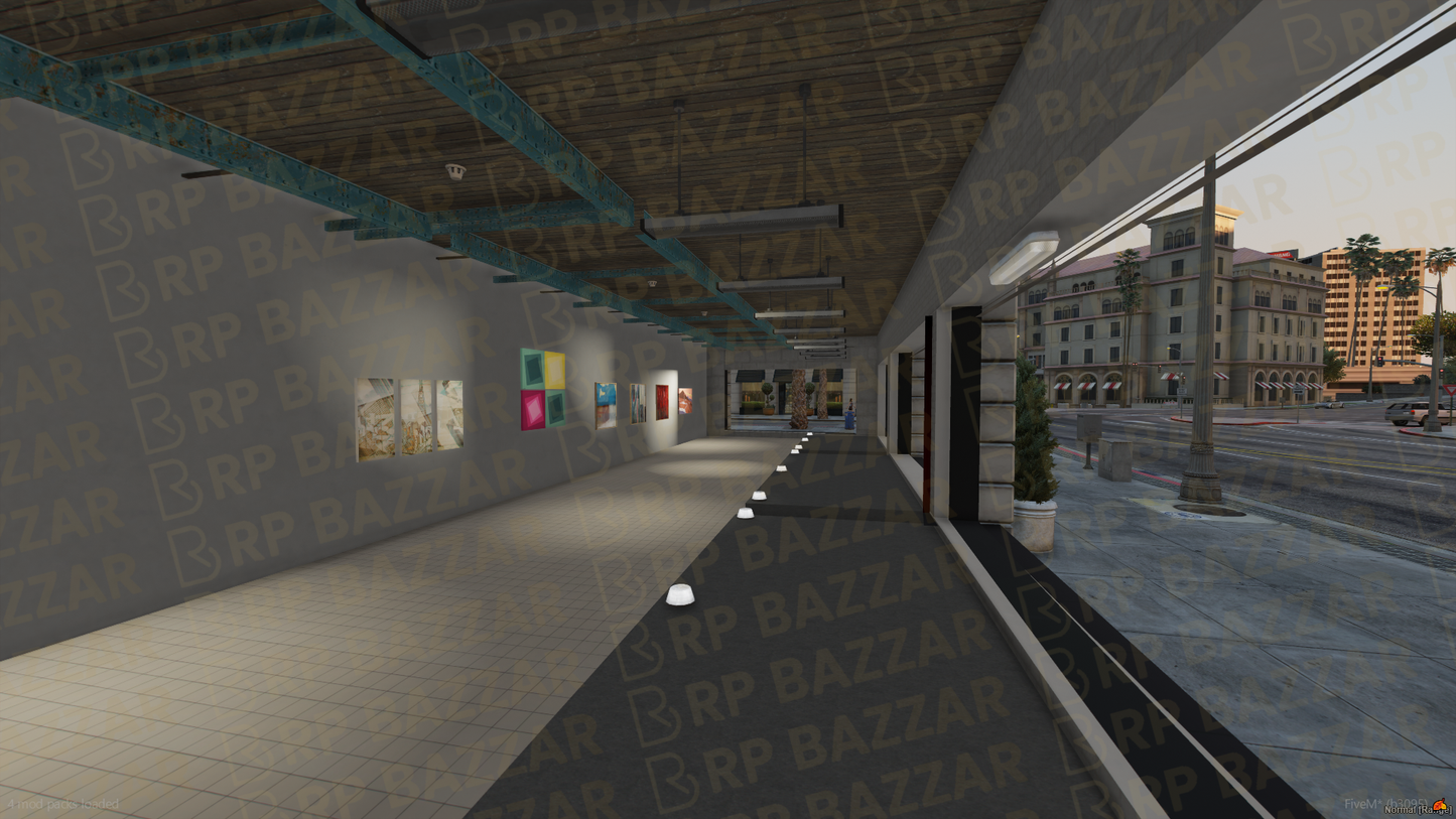 Gleaming Vehicle Shop FiveM MLO — GTA RP Interior — ESX QB QBOX — RPBazzar