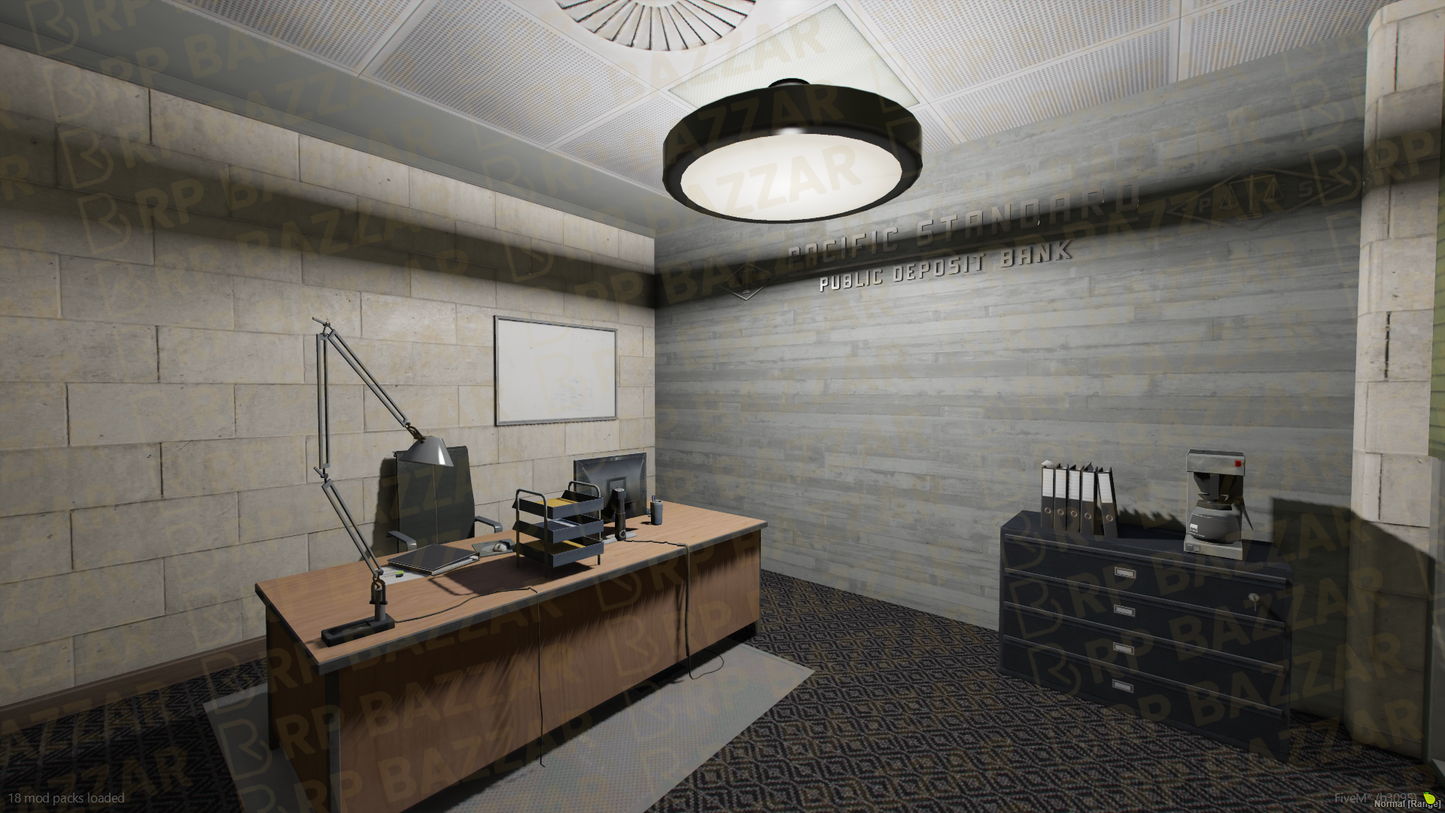 Diamond Bank FiveM MLO — GTA RP Interior — ESX QB QBOX — RPBazzar