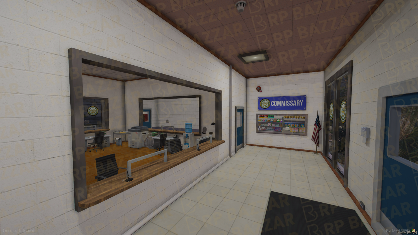Fortified Prison FiveM MLO — GTA RP Interior — ESX QB QBOX — RPBazzar
