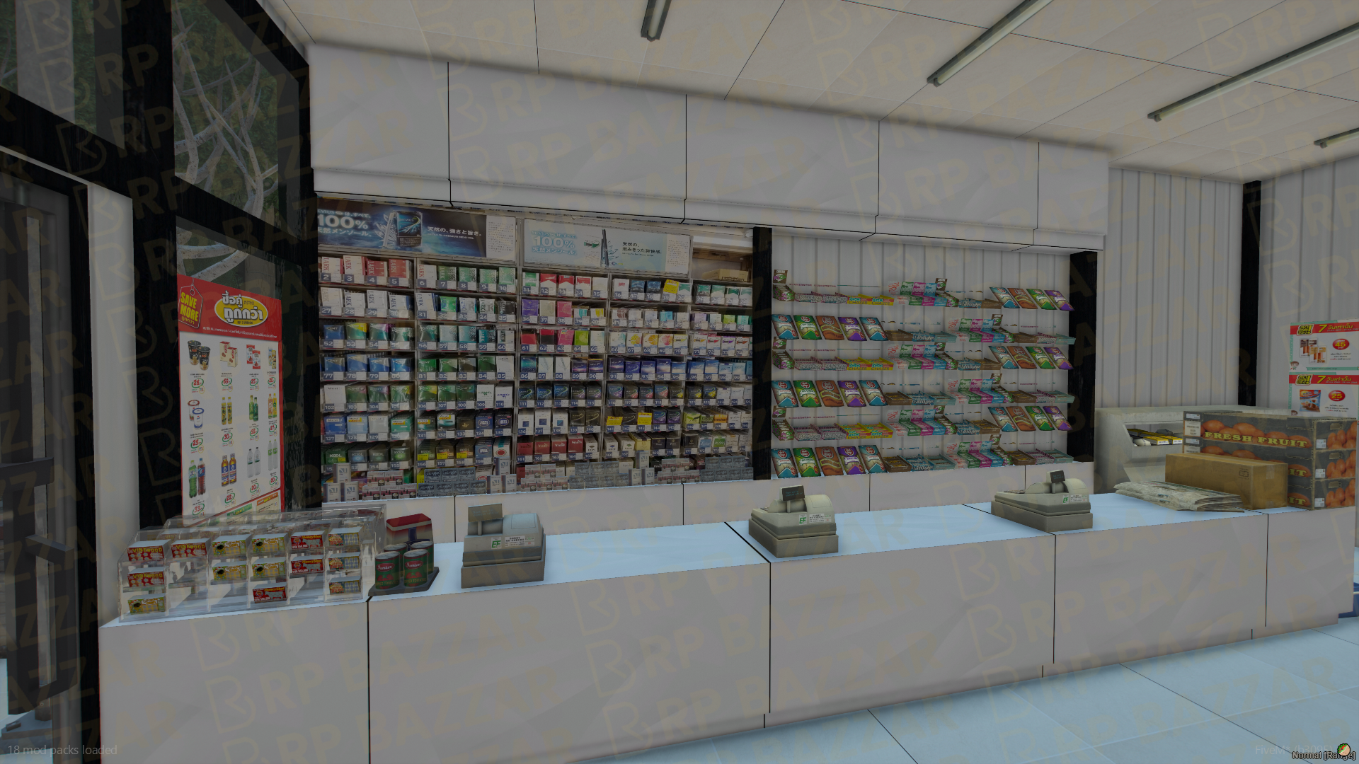 Sleek 24-7 Store FiveM MLO — GTA RP Interior — ESX QB QBOX — RPBazzar
