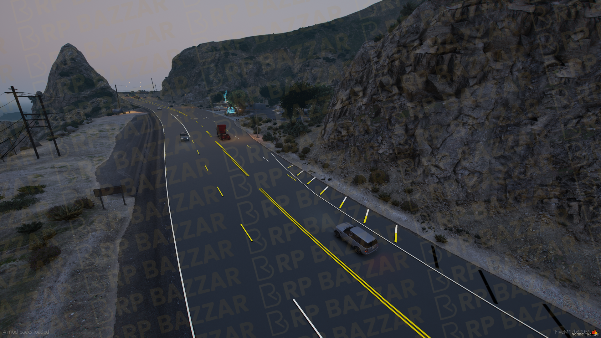 Downtown Road FiveM MLO — GTA RP Road Map — ESX QB QBOX — RPBazzar