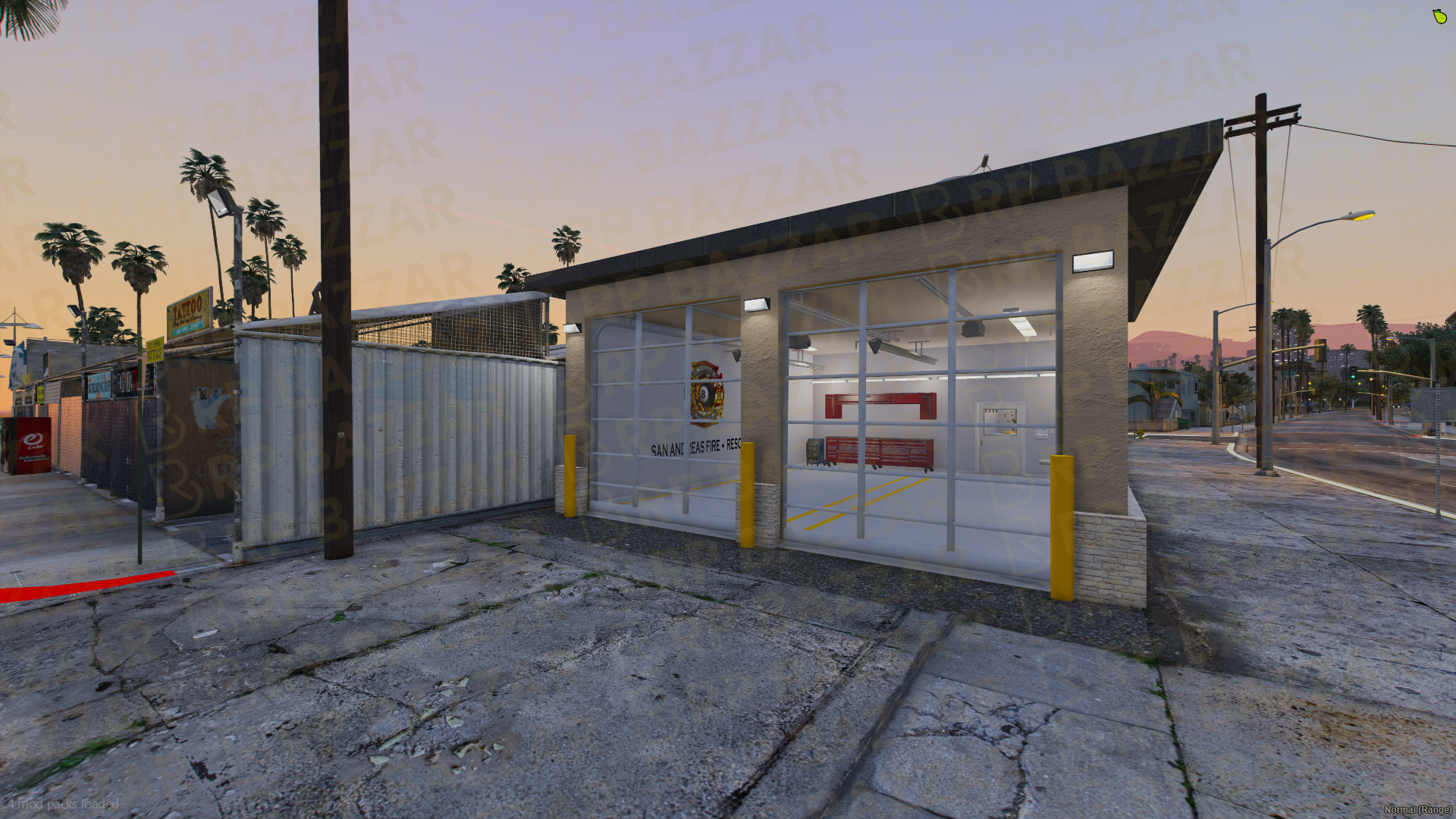Industrial Fire Department FiveM MLO — GTA RP Interior — ESX QB QBOX — RPBazzar