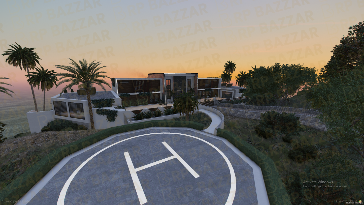Classic Mansion FiveM MLO — GTA RP Interior — ESX QB QBOX — RPBazzar