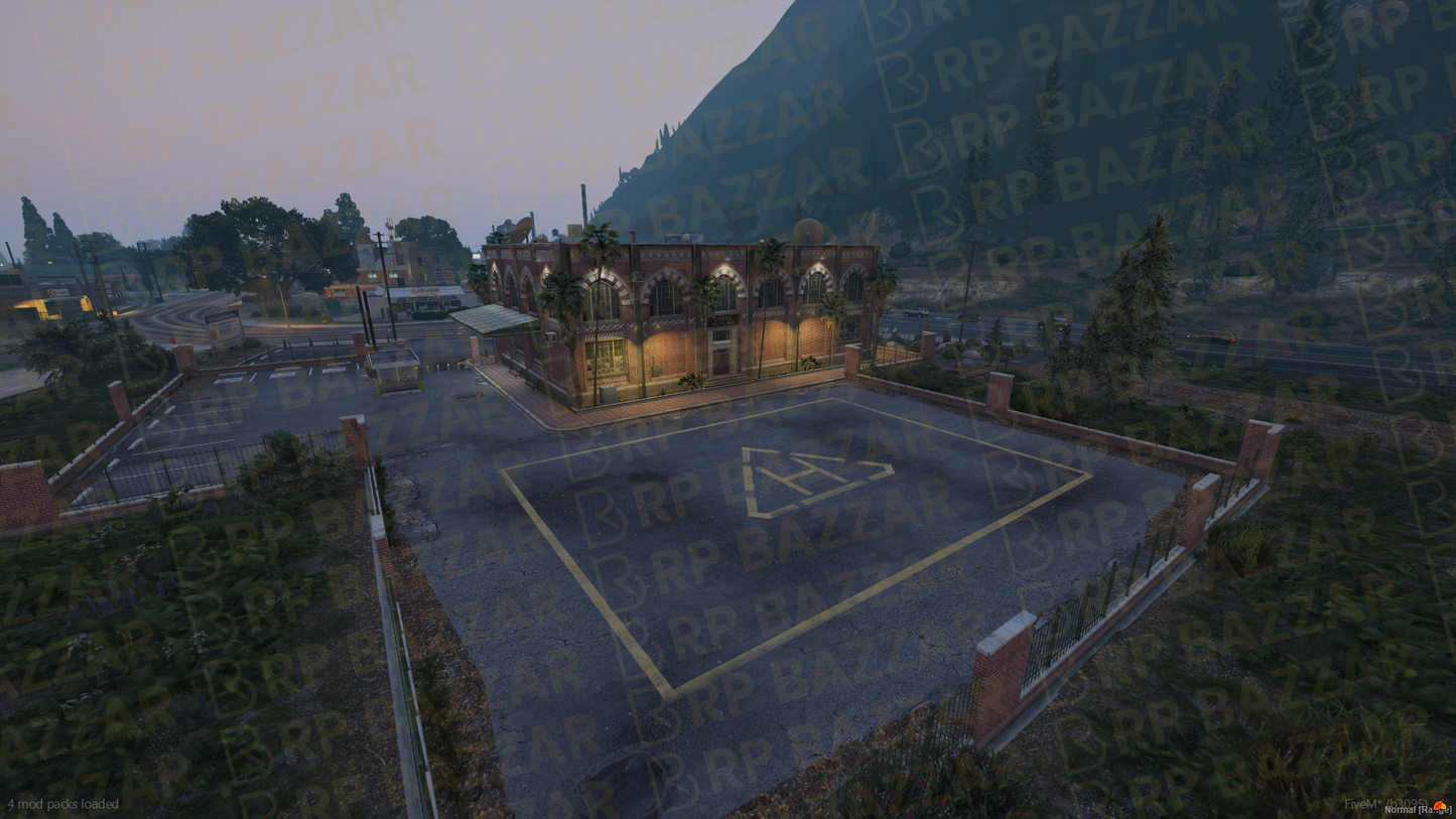 County Police Station FiveM MLO — GTA RP Interior — ESX QB QBOX — RPBazzar