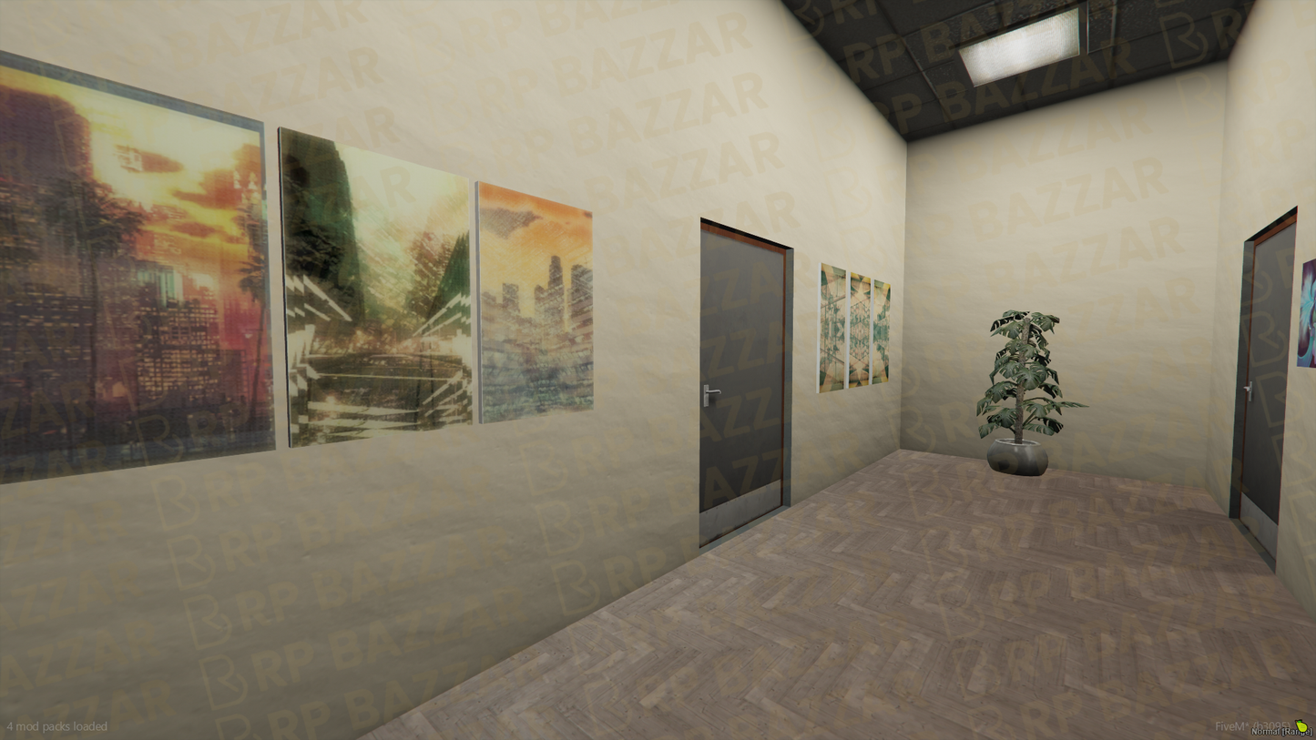 Glossy Vehicle Shop FiveM MLO — GTA RP Interior — ESX QB QBOX — RPBazzar