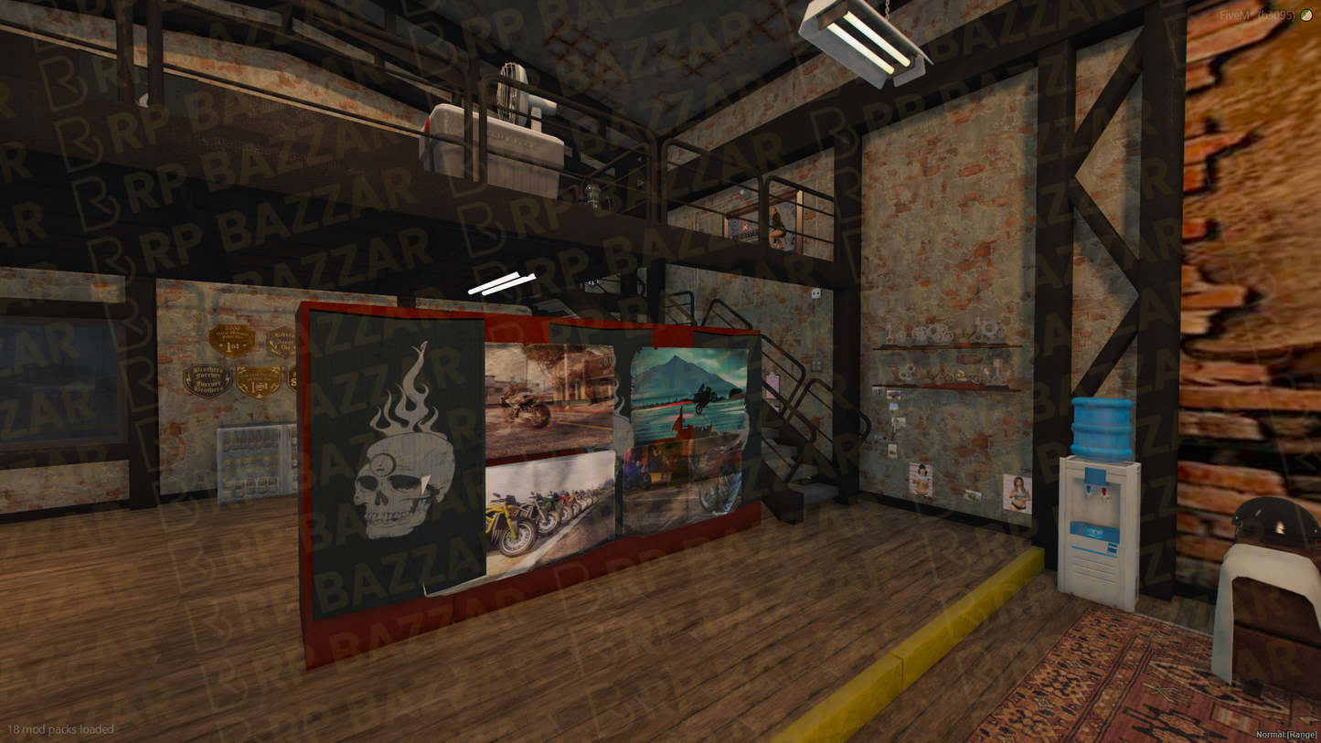 Industrial Mechanic Shop FiveM MLO — GTA RP Interior — ESX QB QBOX — RPBazzar