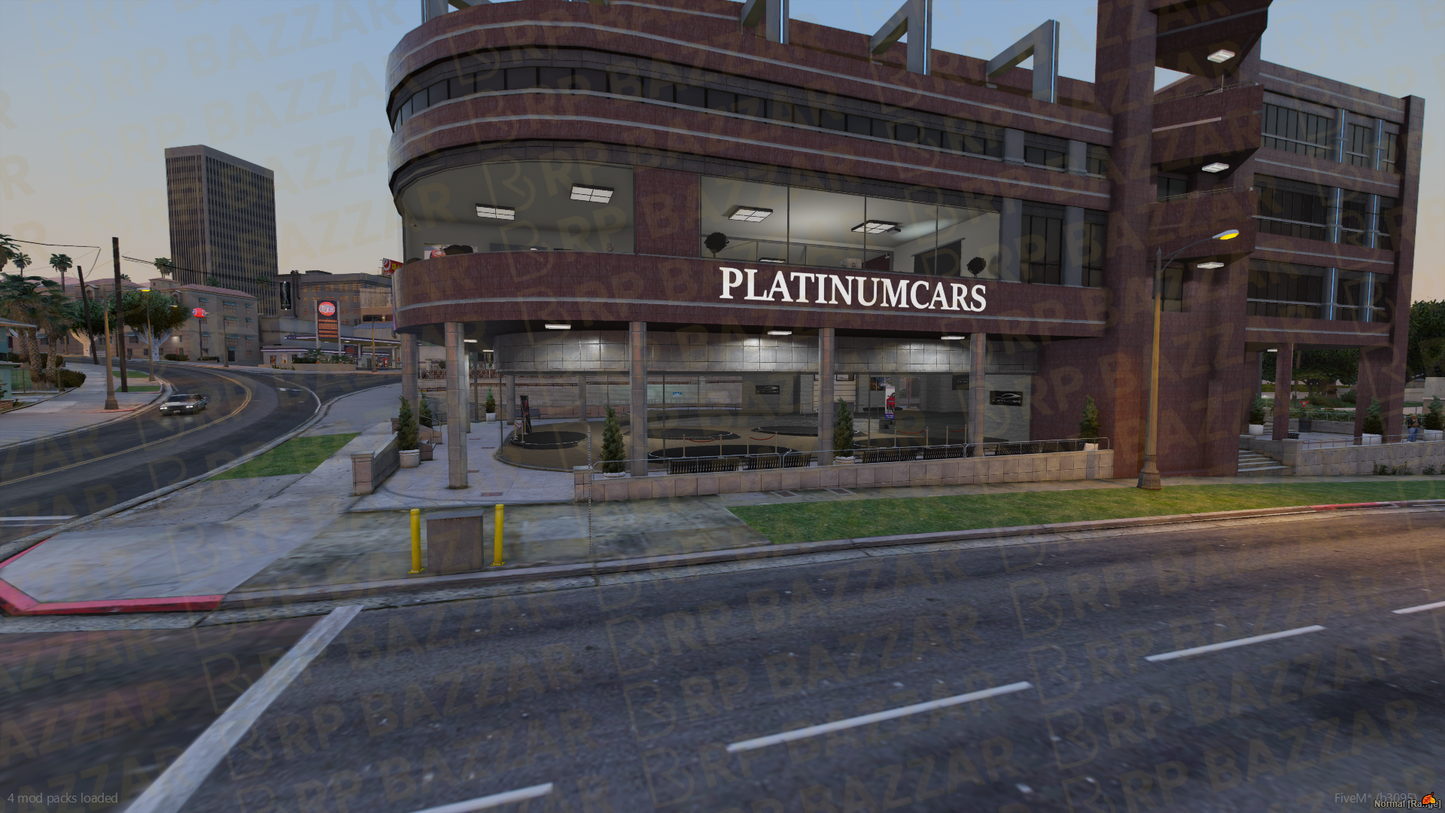Classic Vehicle Shop FiveM MLO — GTA RP Interior — ESX QB QBOX — RPBazzar