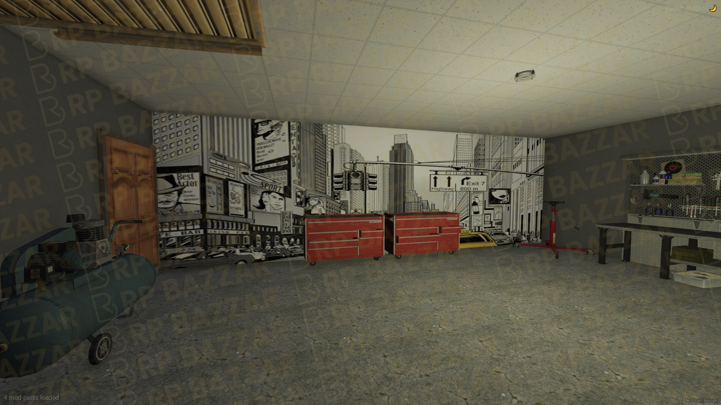 Yellow Taxi Depot FiveM MLO — GTA RP Interior — ESX QB QBOX — RPBazzar