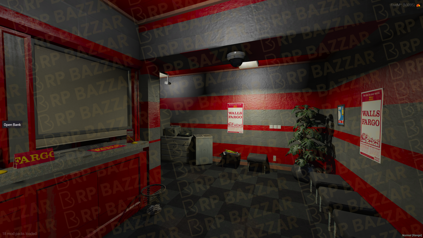 Downtown Bank FiveM MLO — GTA RP Interior — ESX QB QBOX — RPBazzar