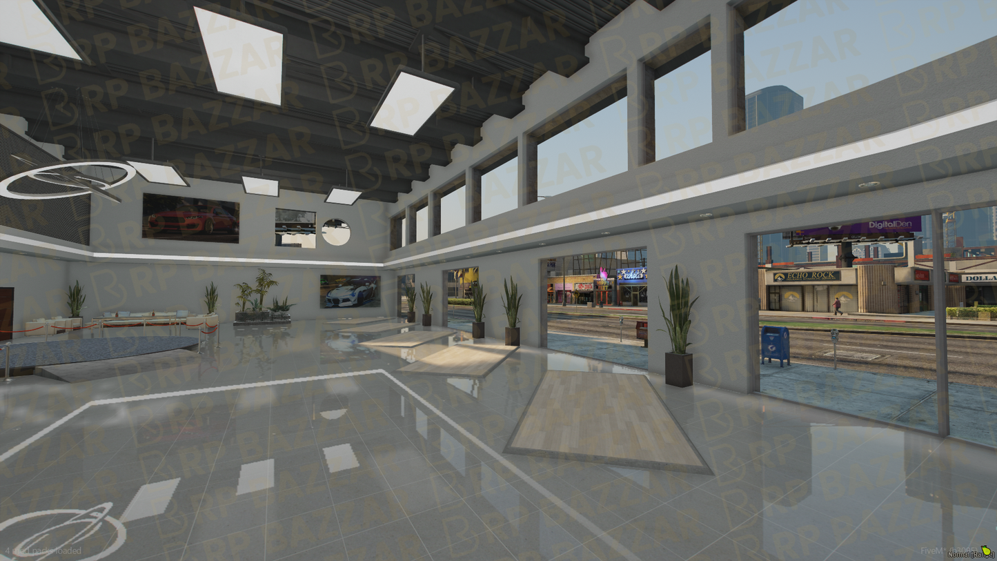 Tuned Vehicle Shop FiveM MLO — GTA RP Interior — ESX QB QBOX — RPBazzar