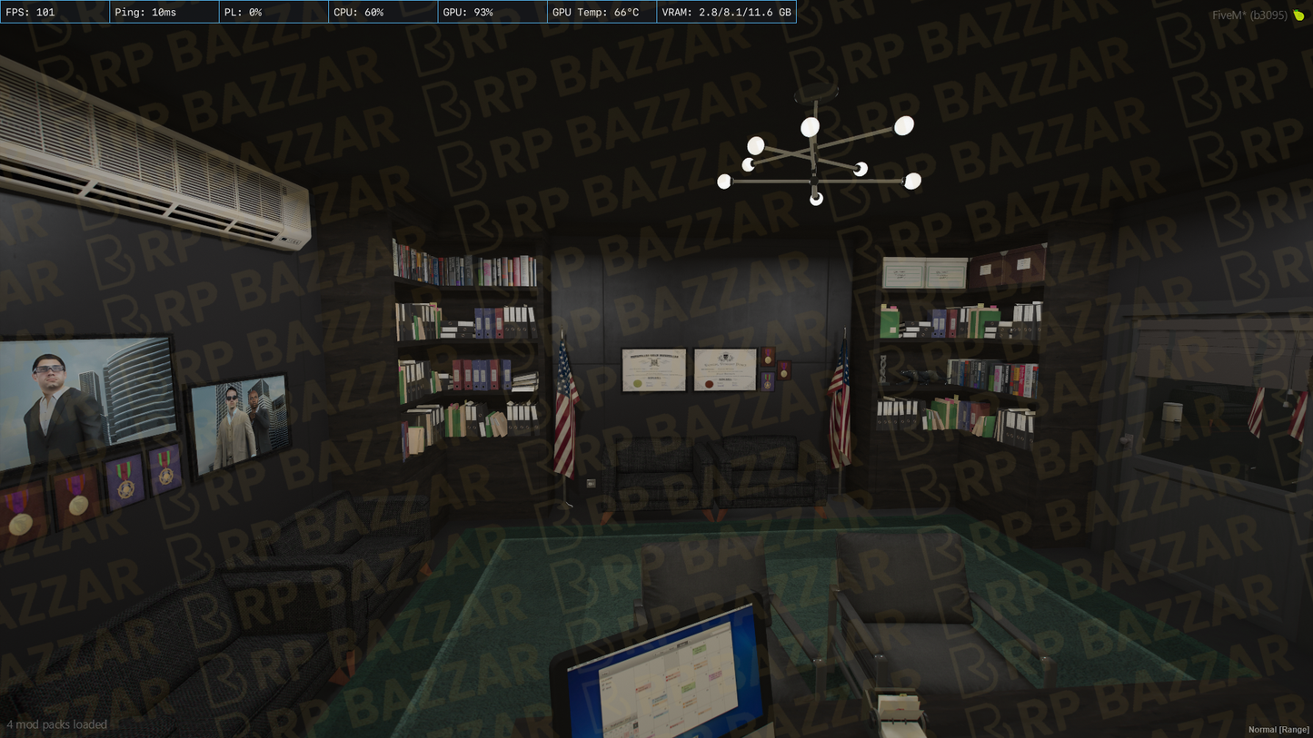 Downtown Office FiveM MLO — GTA RP Interior — ESX QB QBOX — RPBazzar
