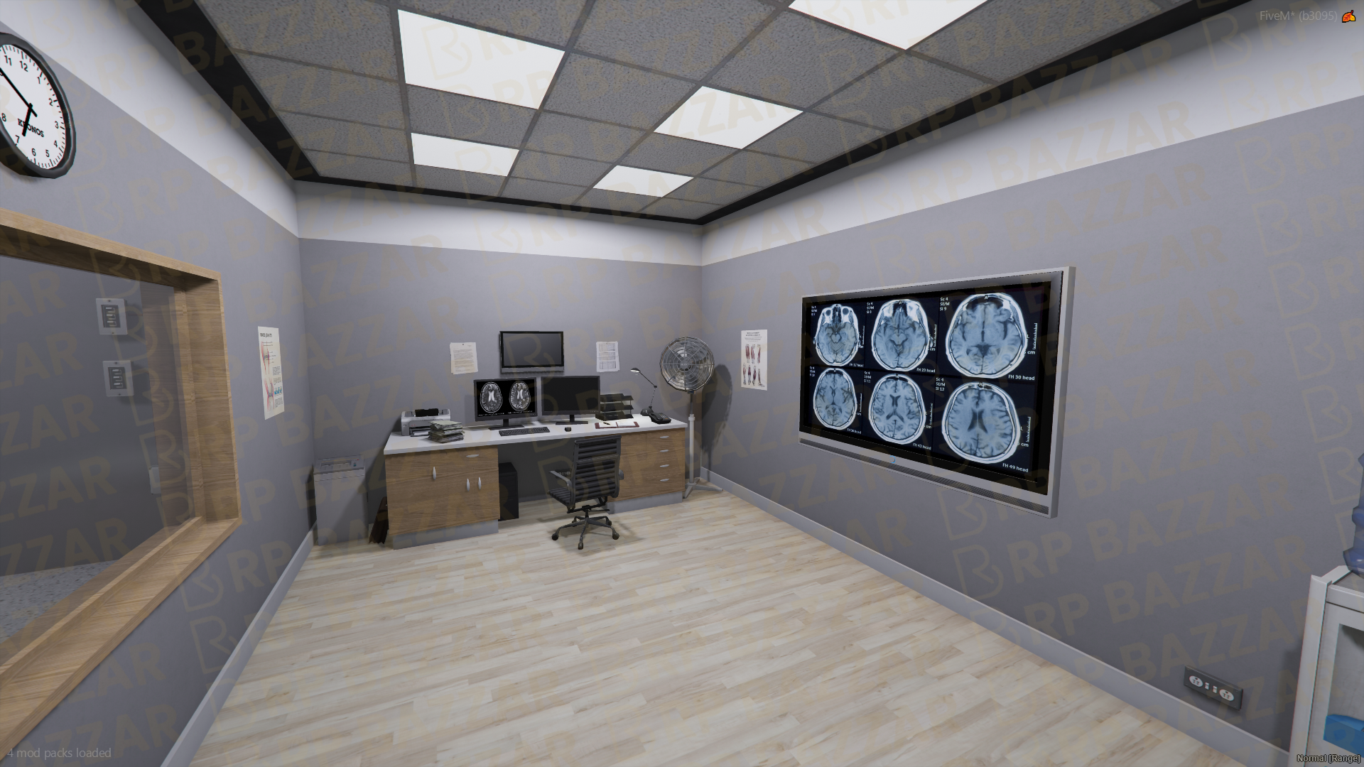 Southside Police Station FiveM MLO — GTA RP Interior — ESX QB QBOX — RPBazzar