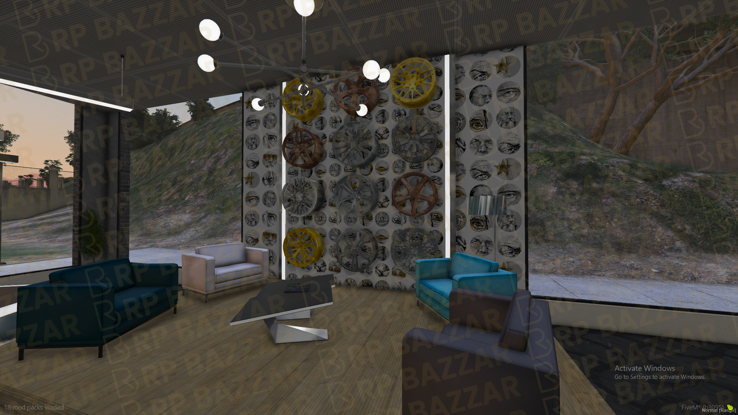 Hidden Mechanic Shop FiveM MLO — GTA RP Interior — ESX QB QBOX — RPBazzar
