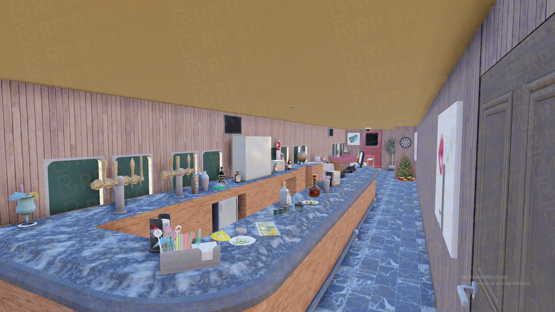 Neon Bar & Grill FiveM MLO — GTA RP Interior — ESX QB QBOX — RPBazzar