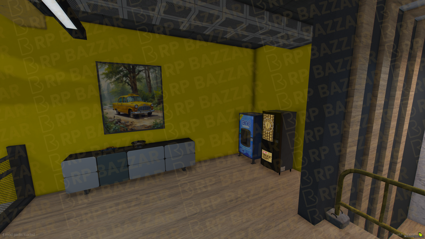 Downtown Taxi Depot FiveM MLO — GTA RP Interior — ESX QB QBOX — RPBazzar