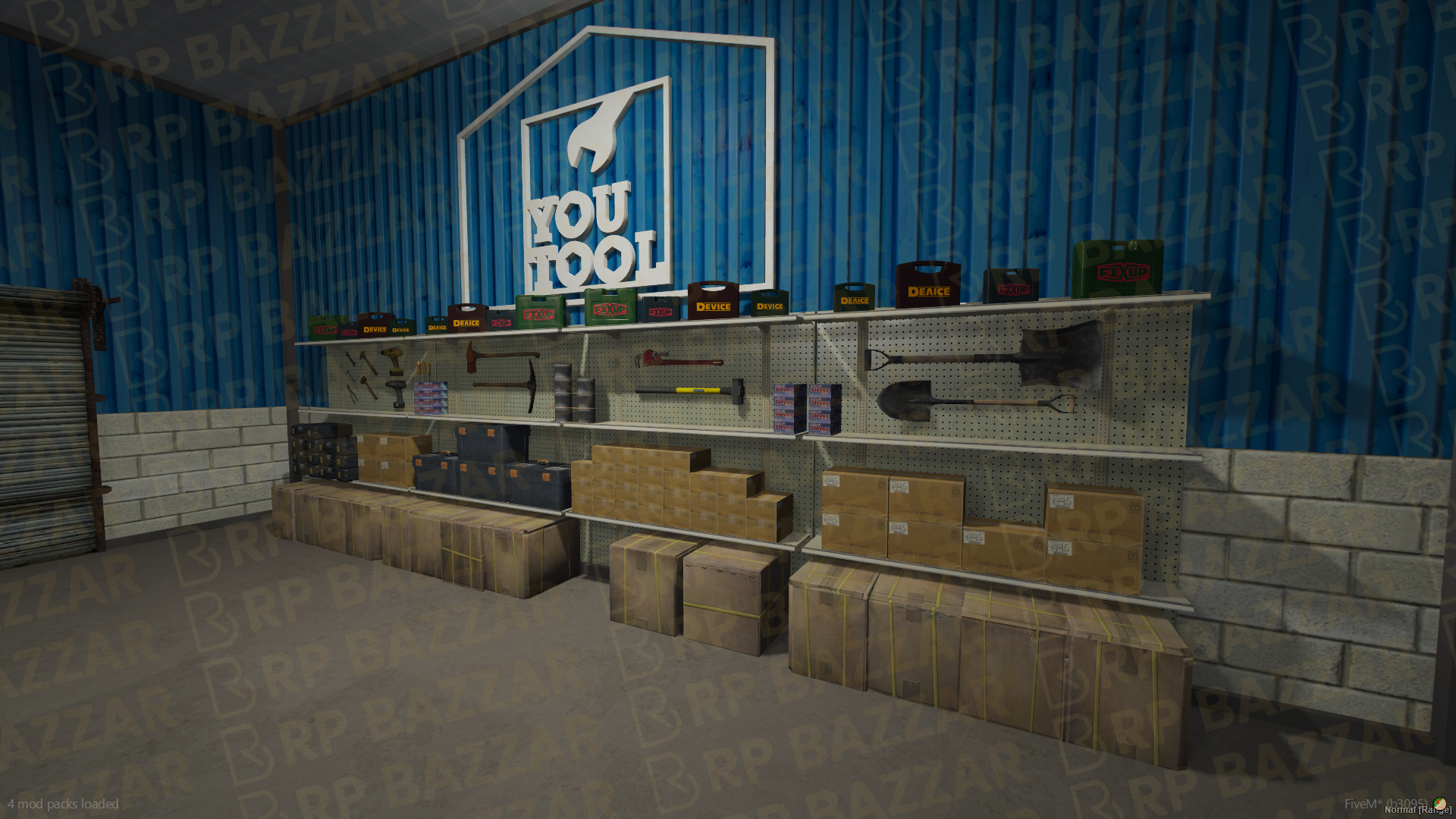 Grand Shopping Mall FiveM MLO — GTA RP Interior — ESX QB QBOX — RPBazzar
